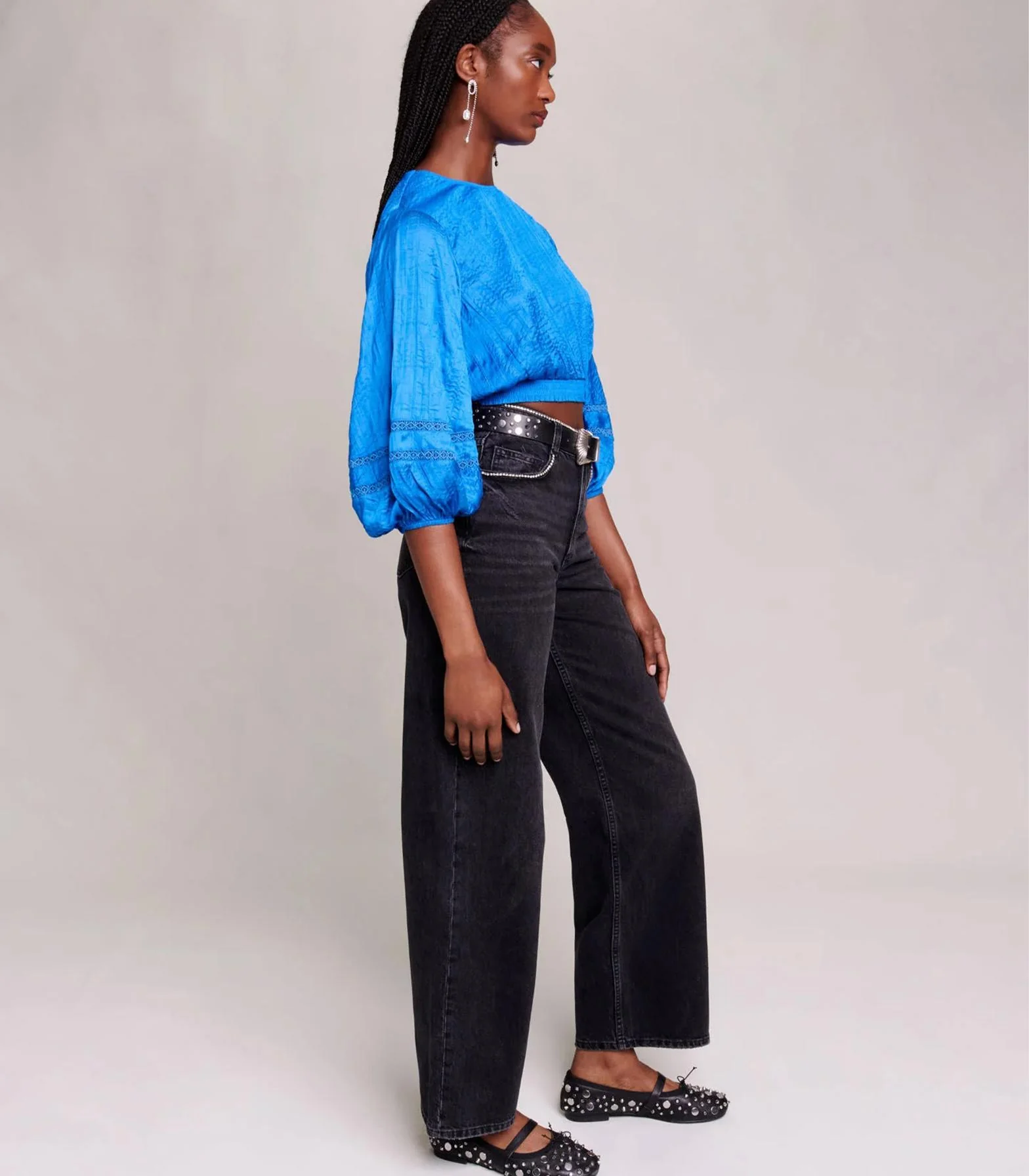 Maje - Satin Top - Image 3