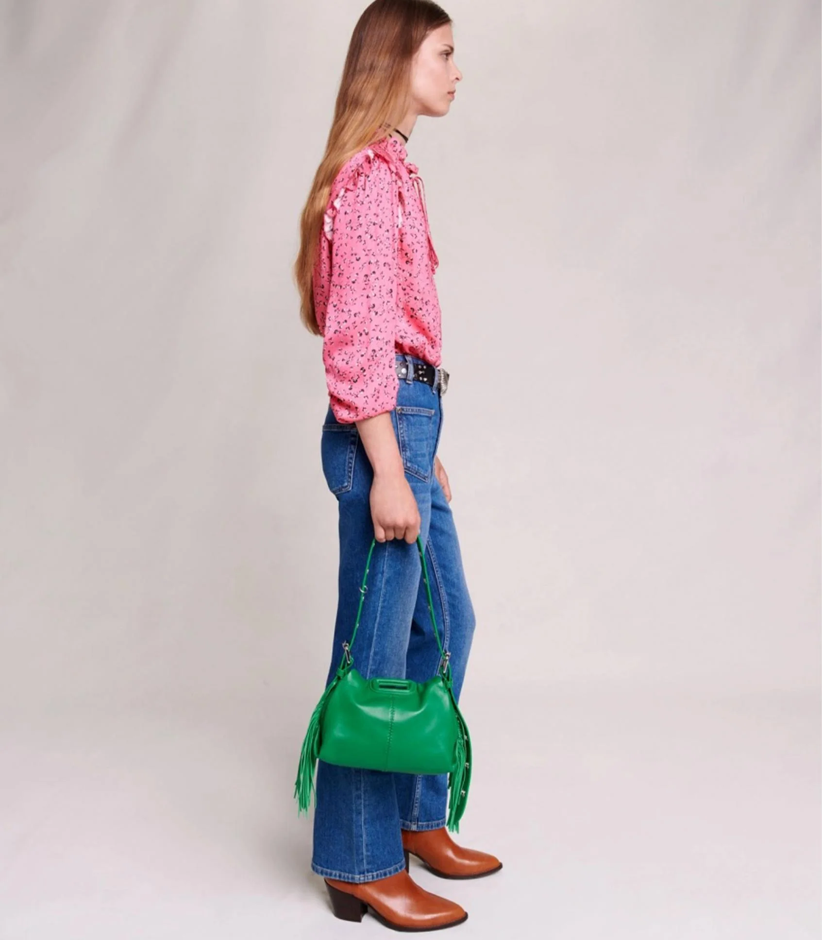 Maje - Flower Print Blouse - Image 3