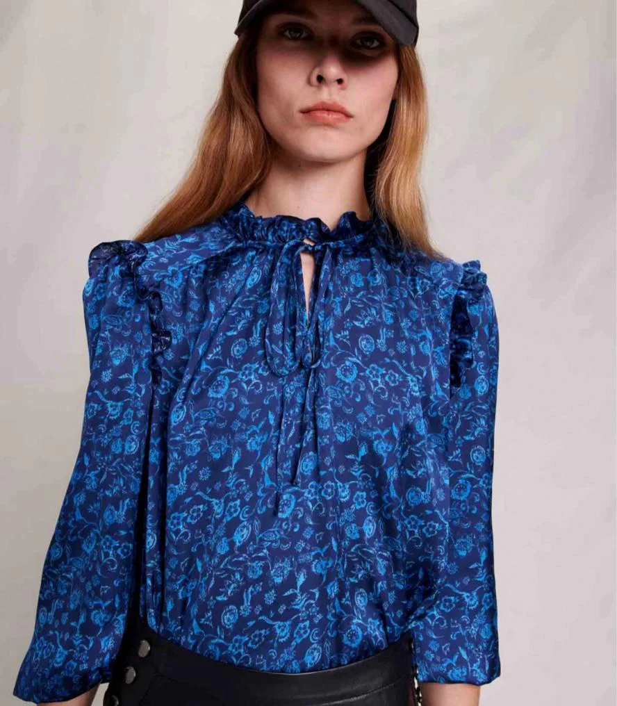 Maje - Organic Print Blouse - Image 2