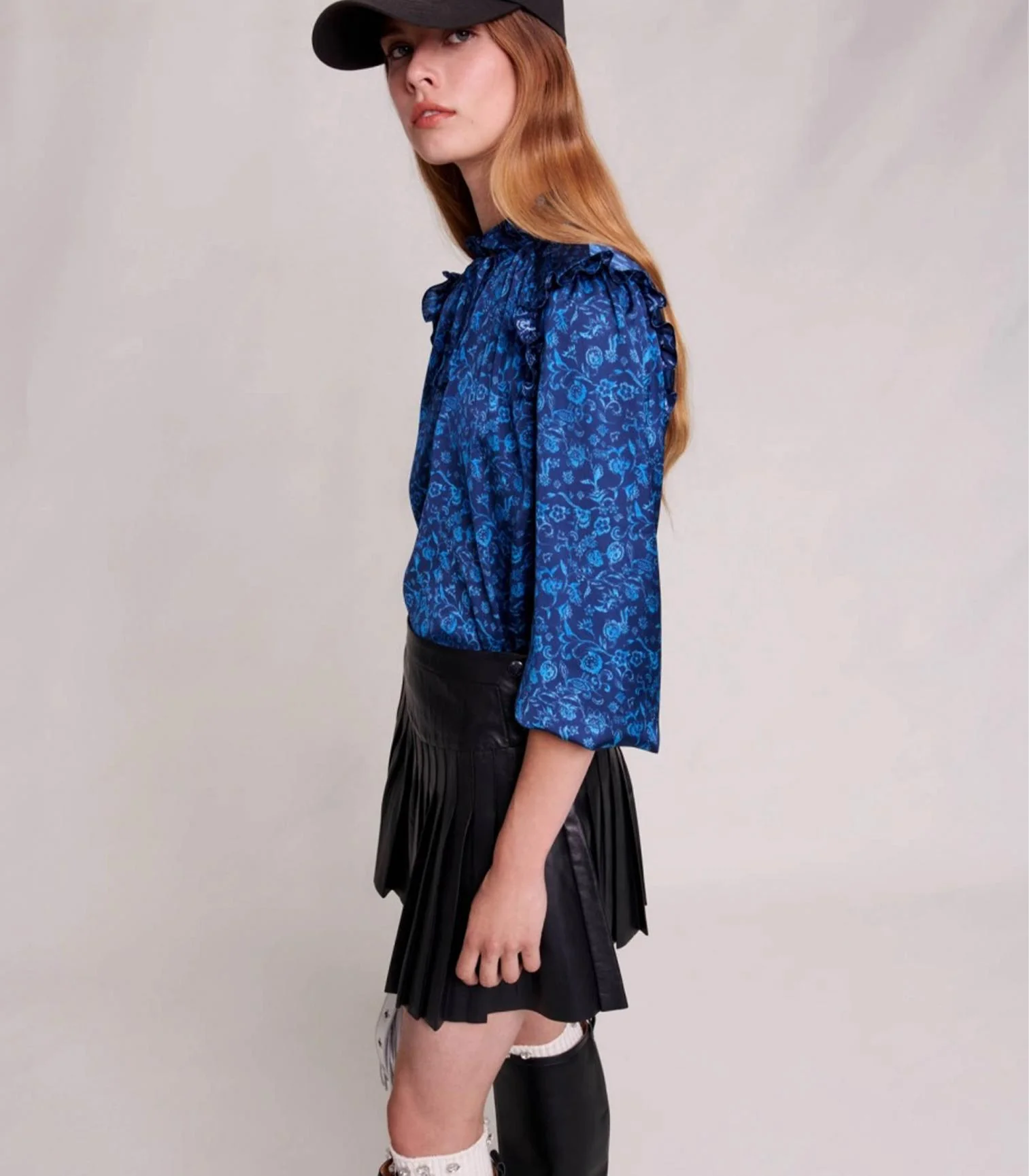 Maje - Organic Print Blouse - Image 6