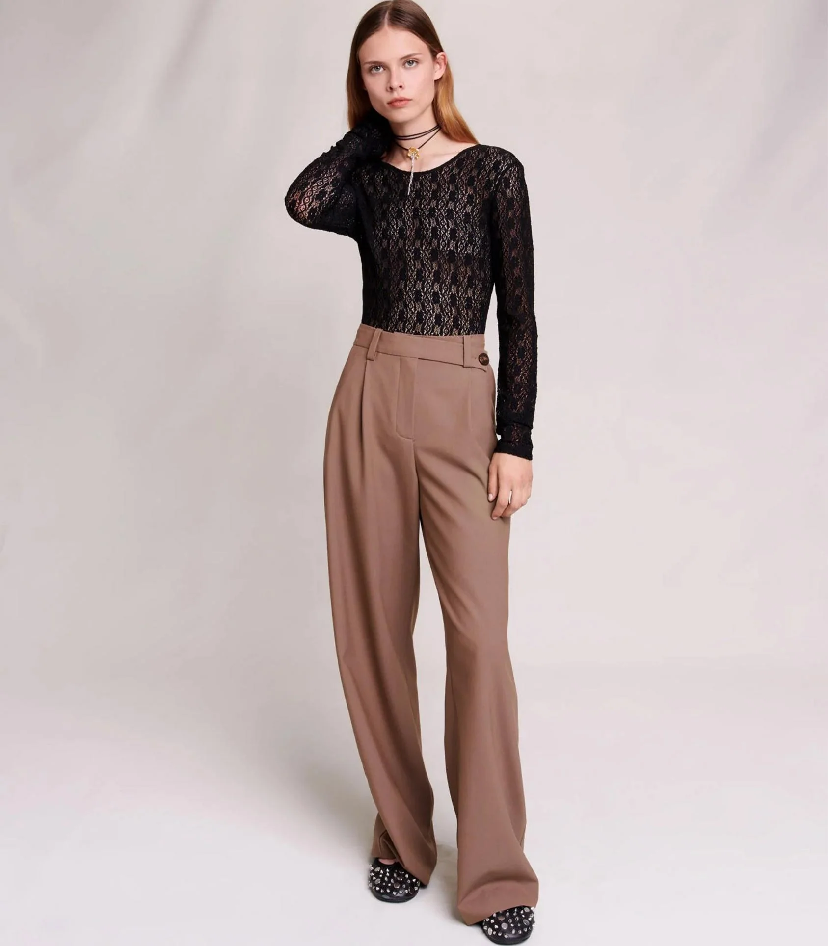 Maje - Lace Bodysuit - Image 2