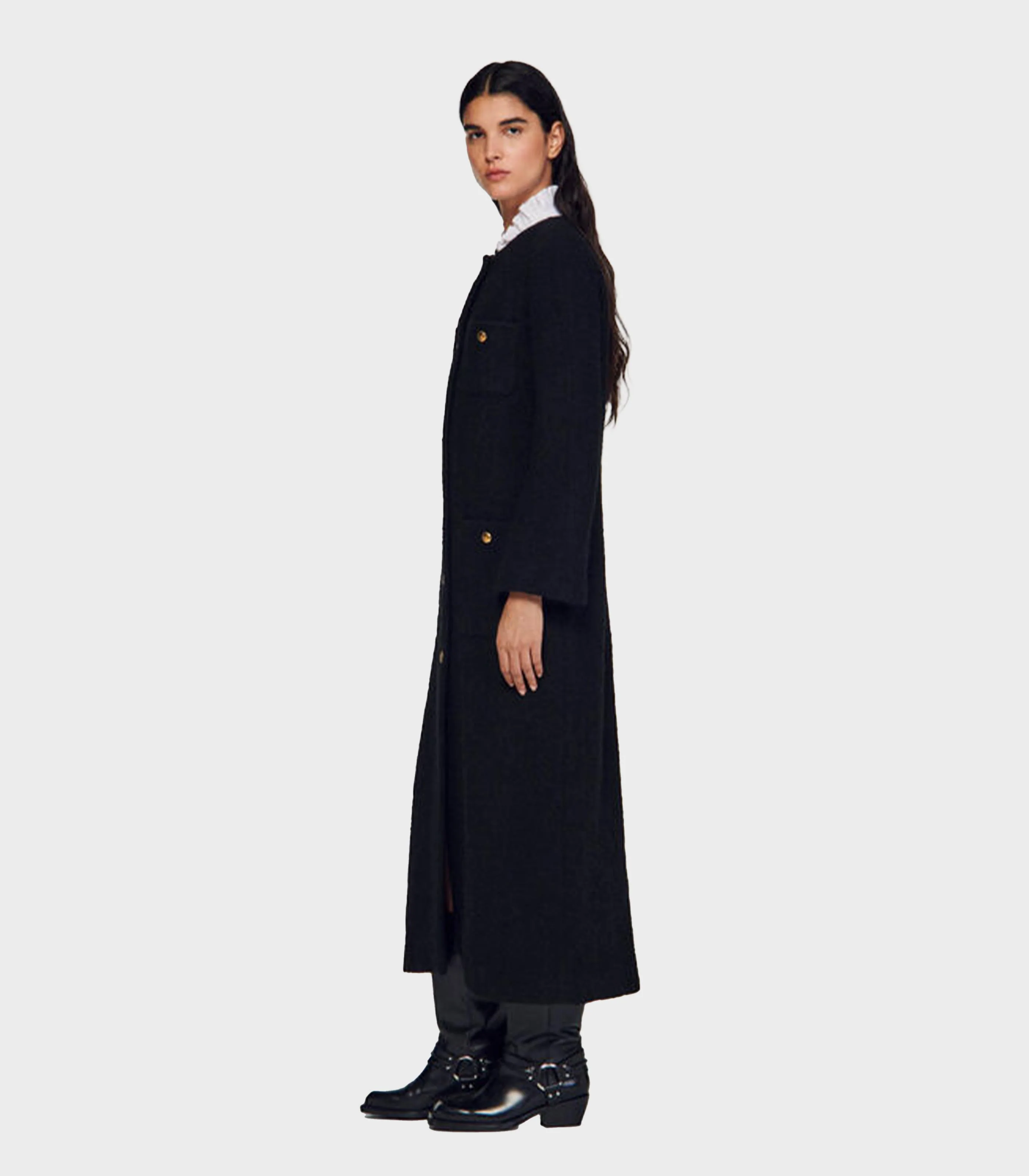 SANDRO - Long Coat - Image 7