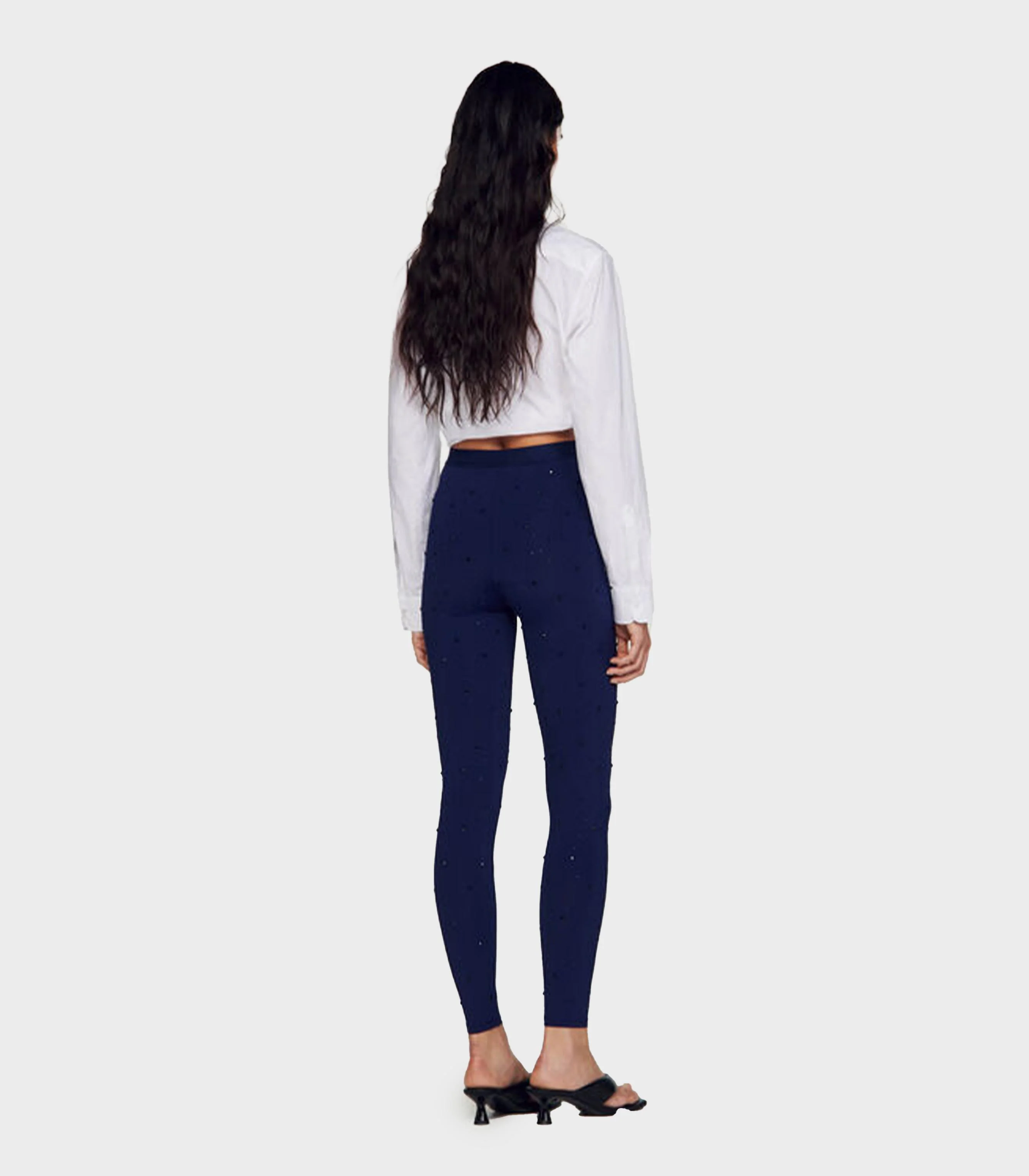 SANDRO - Rhinestone Leggings - Image 3