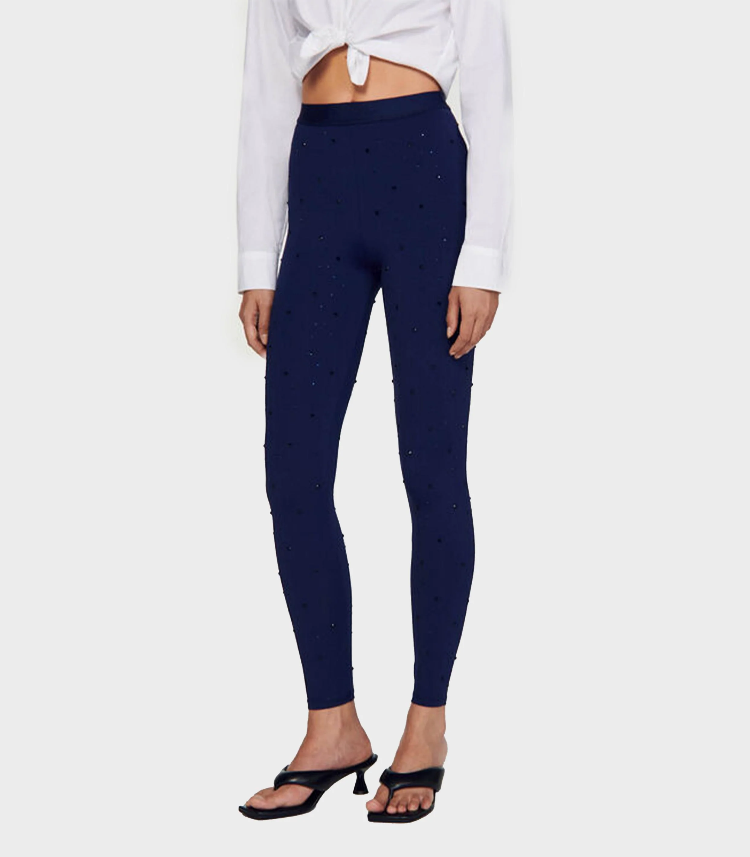 SANDRO - Rhinestone Leggings - Image 5