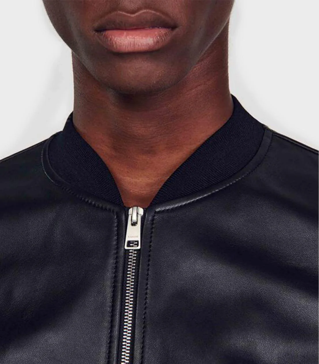 SANDRO - Men's Leather Jacket - Image 5