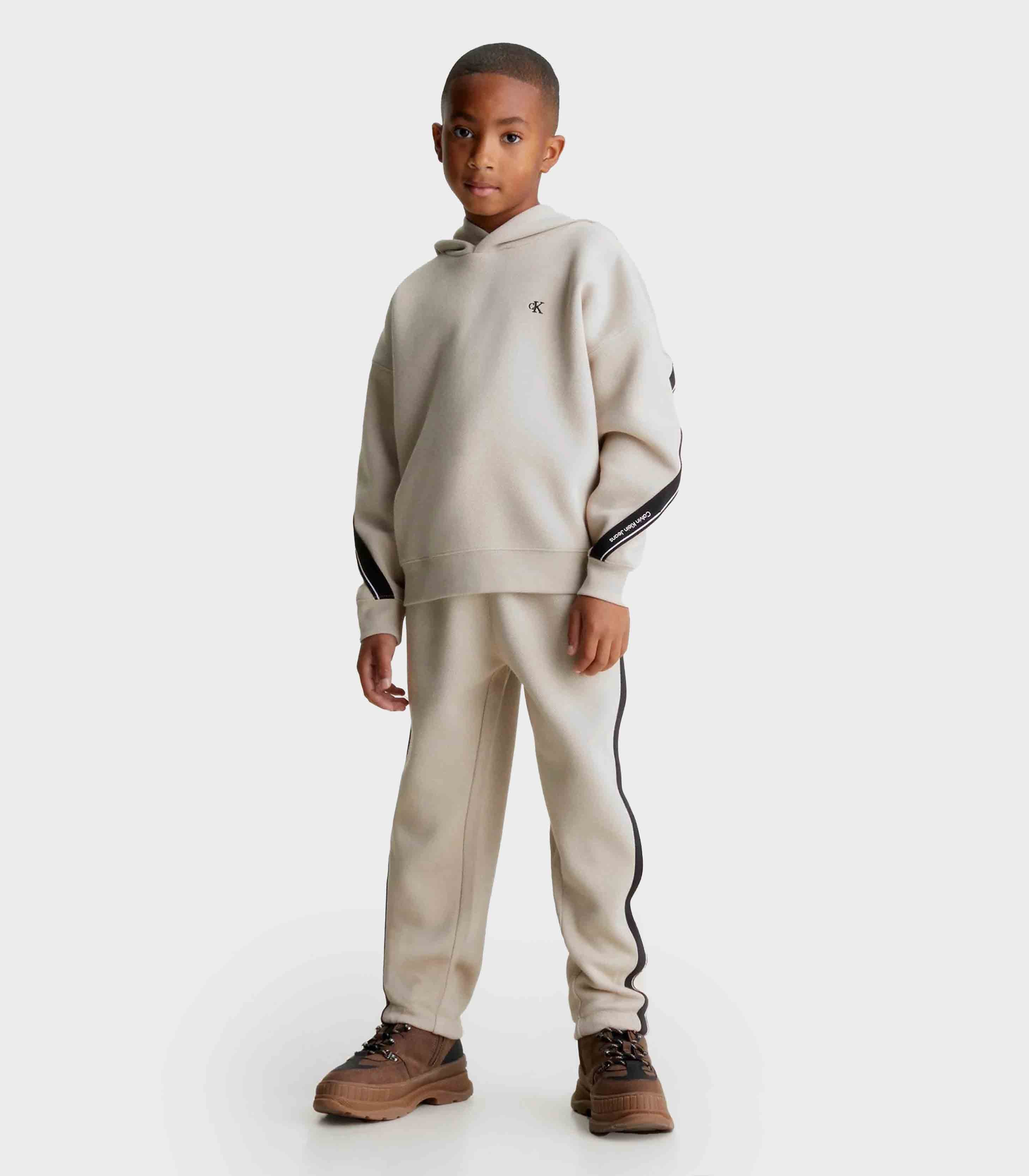 Calvin Klein  - Boys -  Pique Interlock Tape Jogger Regular Fit - Image 4