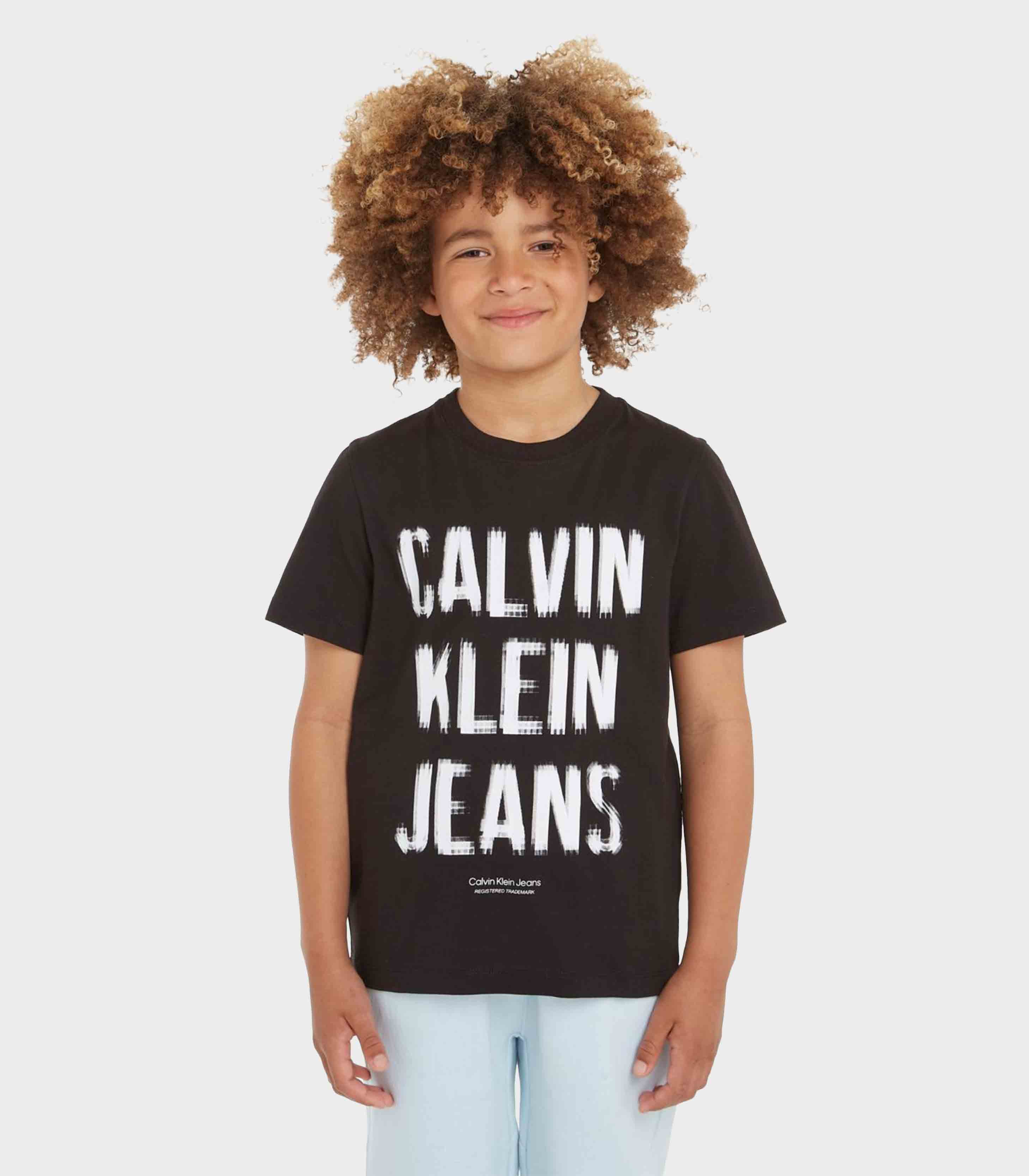 Calvin Klein - Boys' Pixel Llogo Relaxed Short Sleeve T-Shirt - Image 2