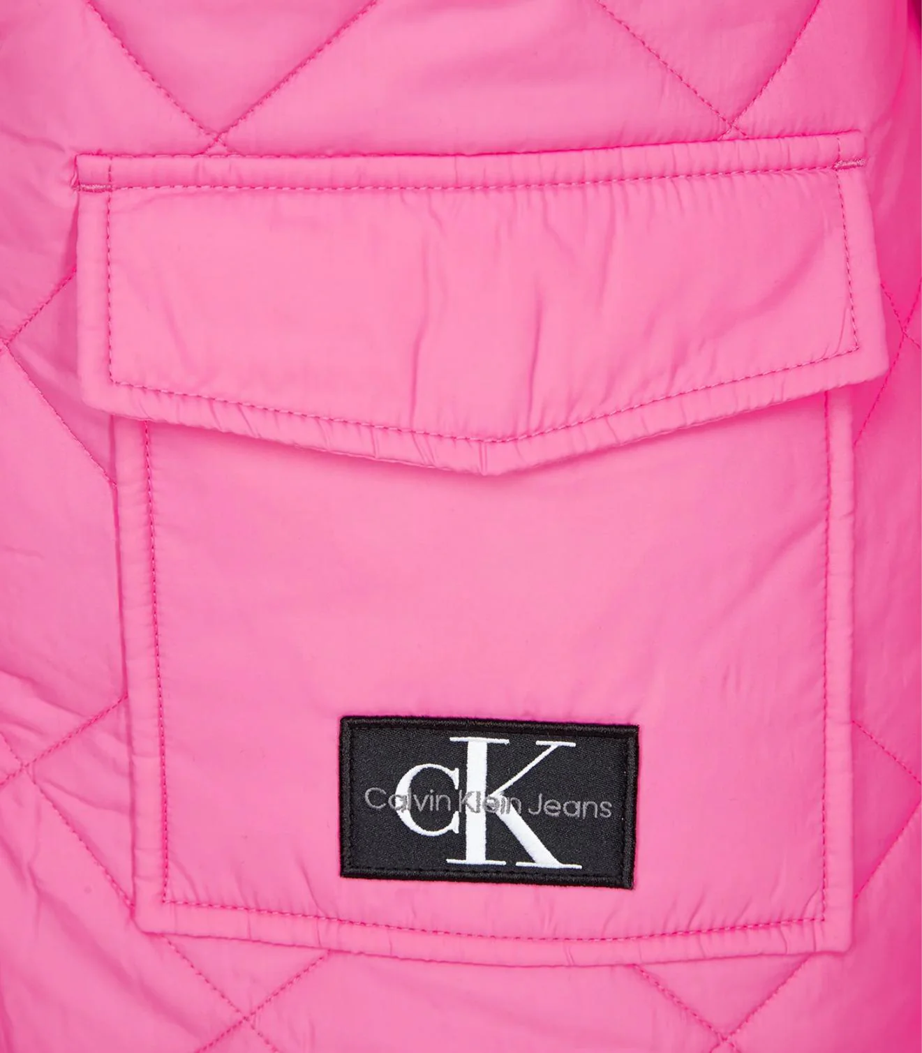 Calvin Klein  - Girls -  Quilted Wide Overshirt - Image 5