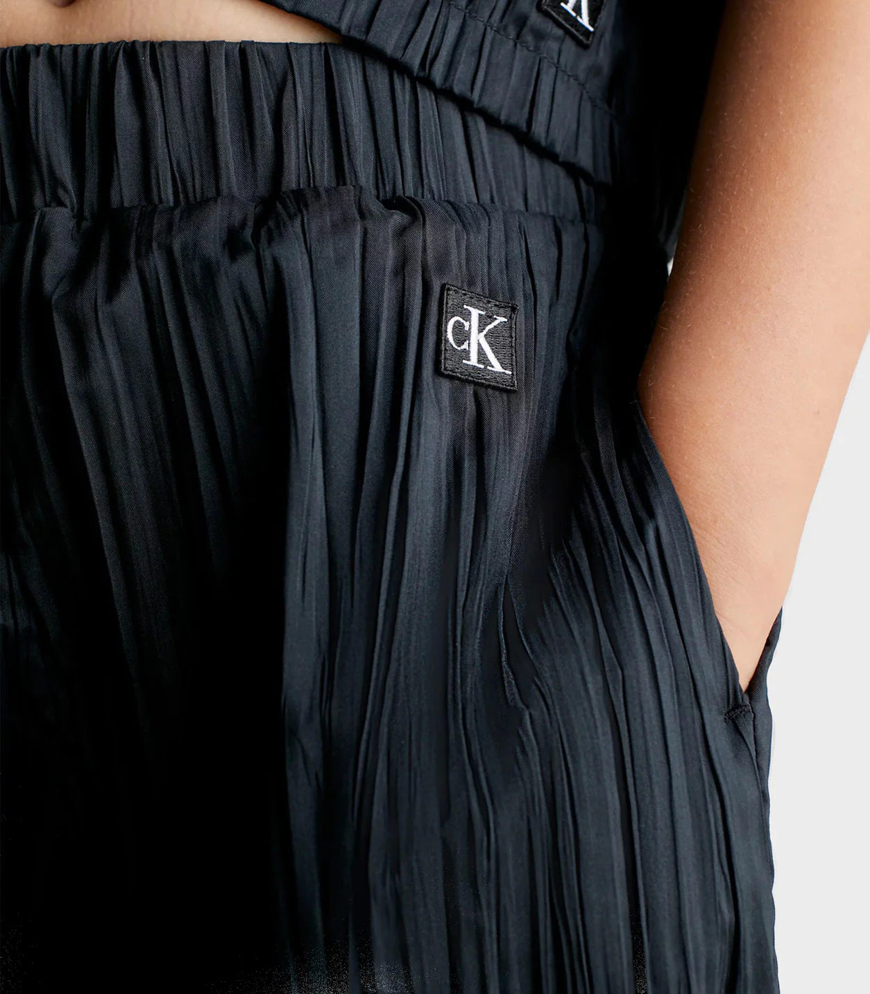 Calvin Klein  - Girls -  Festive Plisse Pants - Image 12