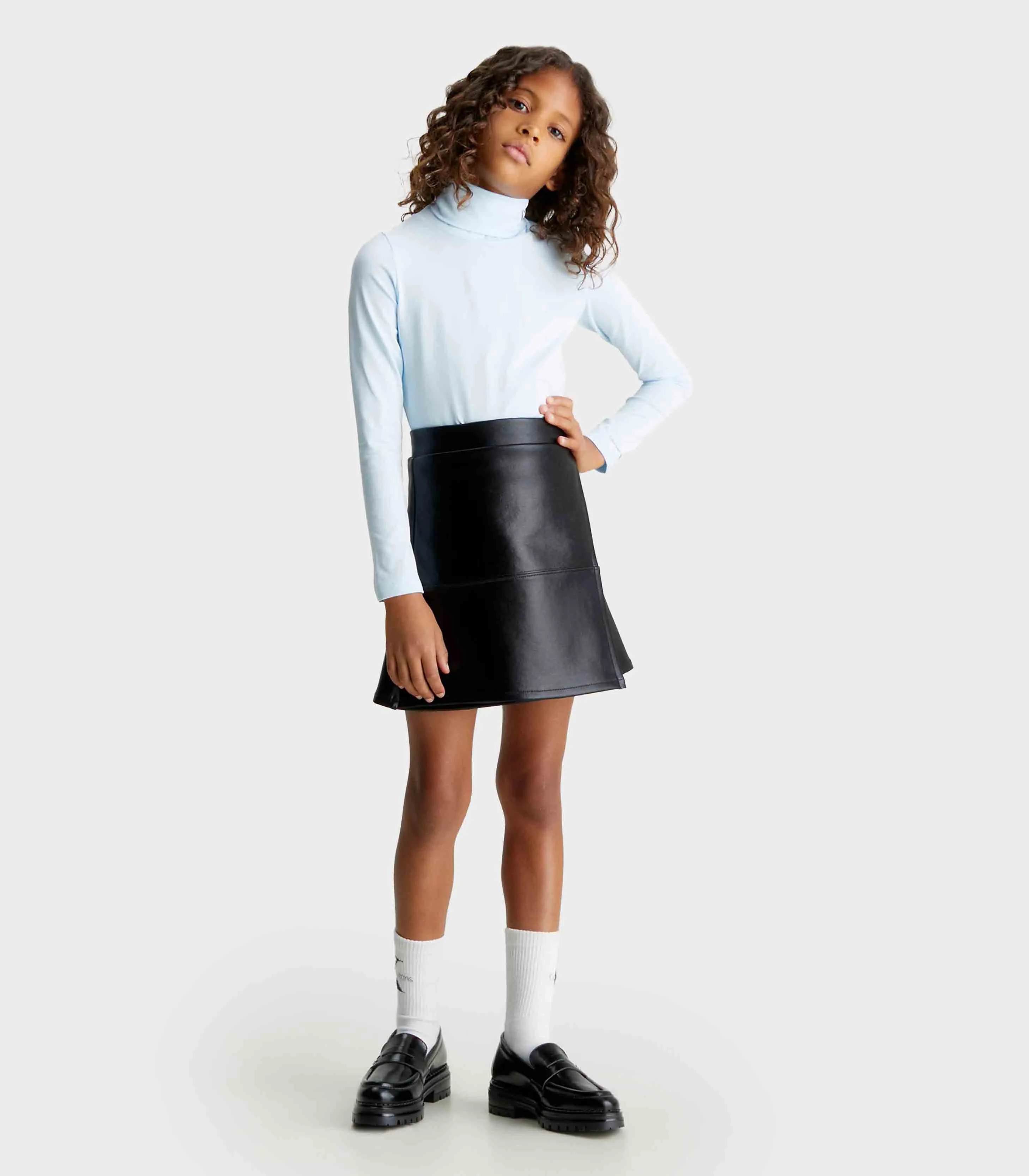 Calvin Klein  - Girls Faux Leather Skirt Spacer Regular Fit - Image 2