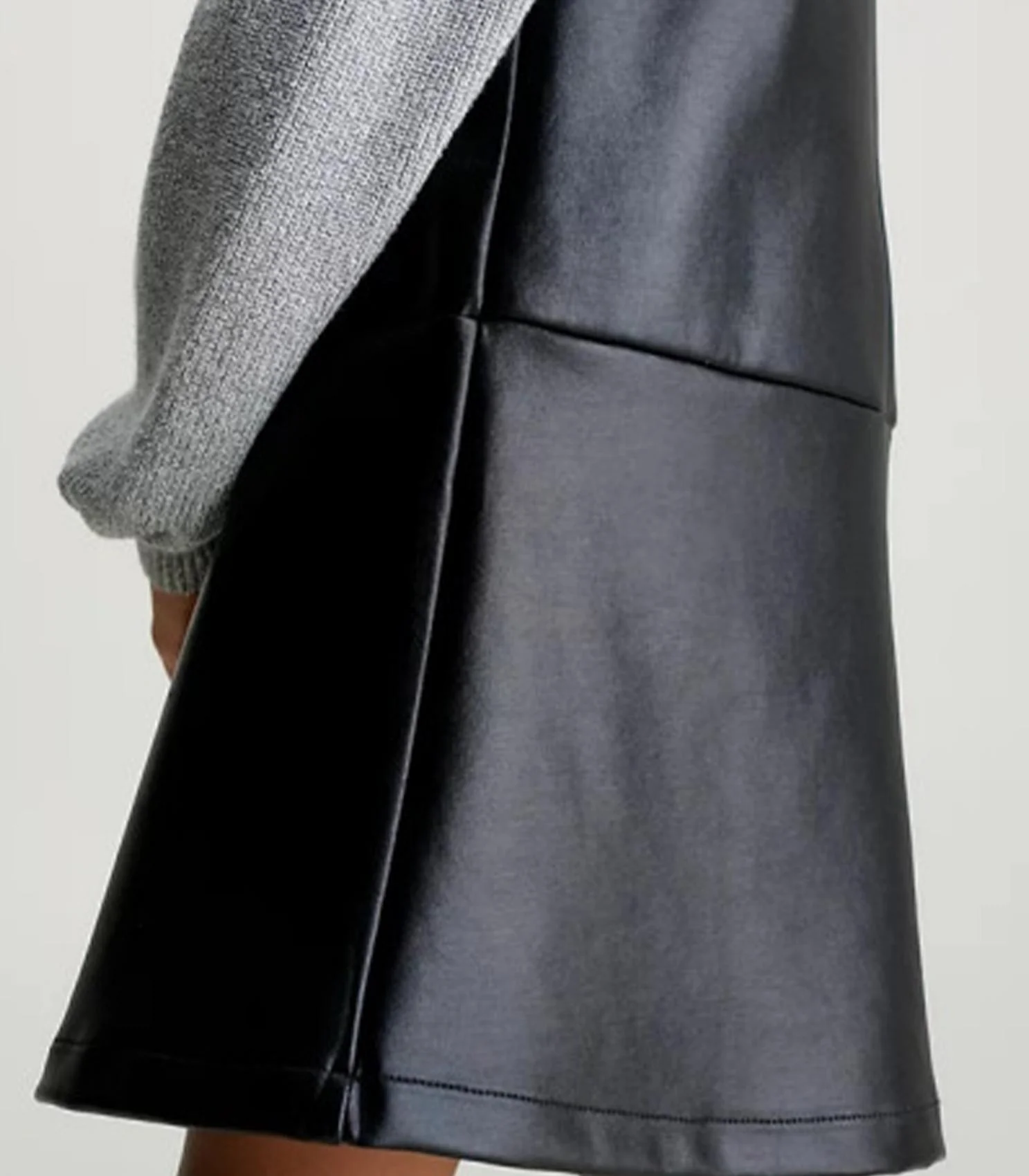 Calvin Klein  - Girls -  Coated Spacer Fit Flare Dress - Image 5
