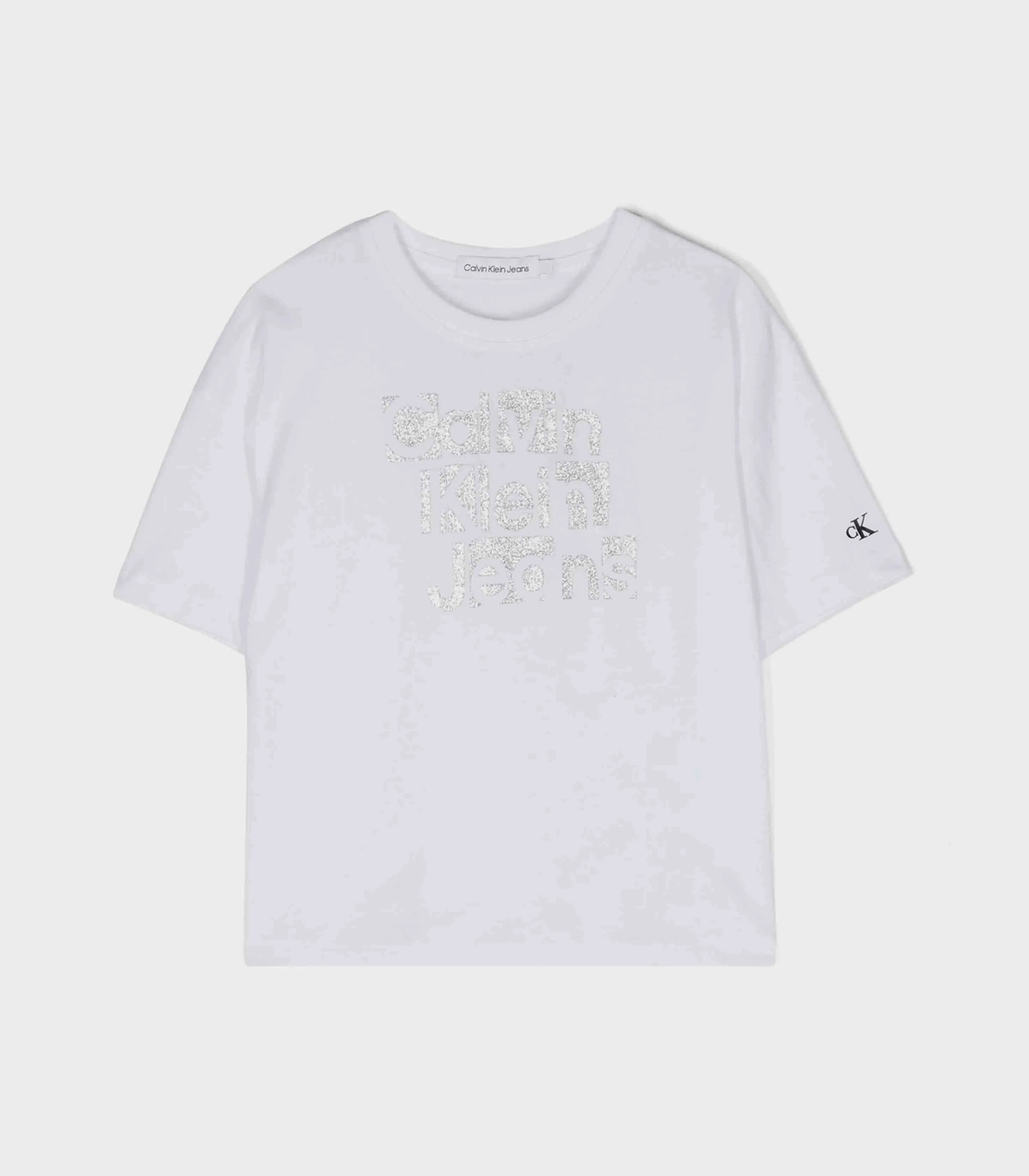 Calvin Klein - Girls' Glitter Logo T-Shirt - Image 4