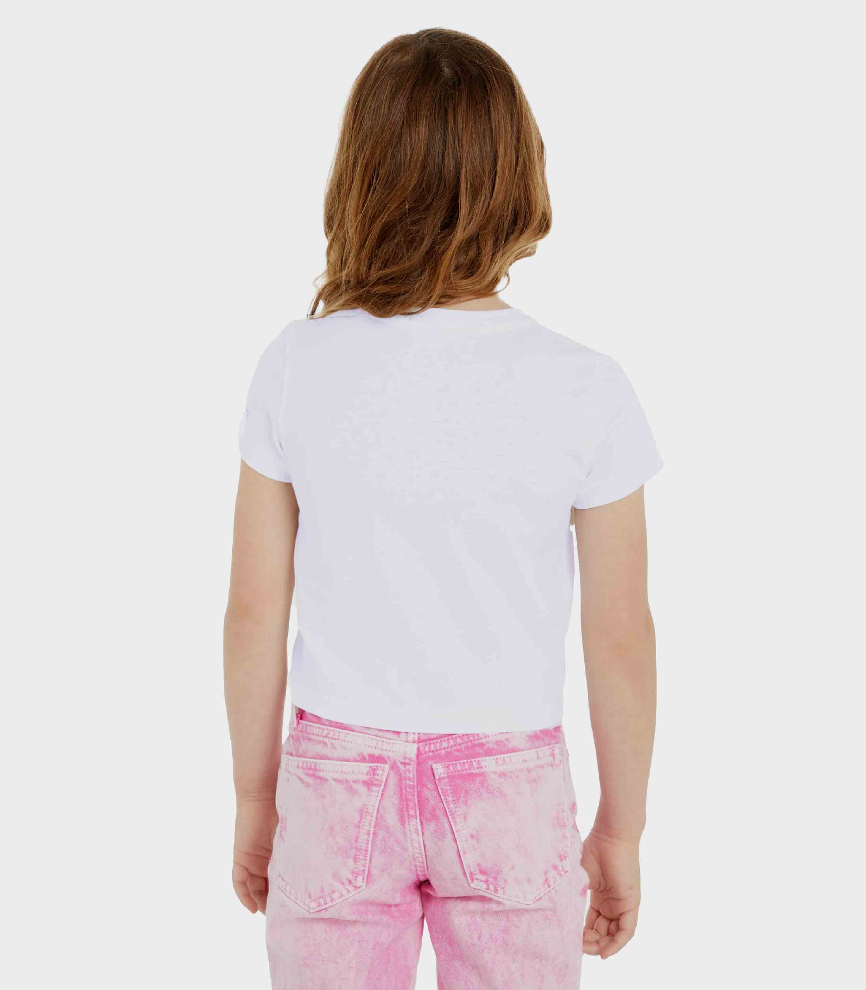 Calvin Klein - Girls' Flower Cropped Graphic T-Shirt - Image 3