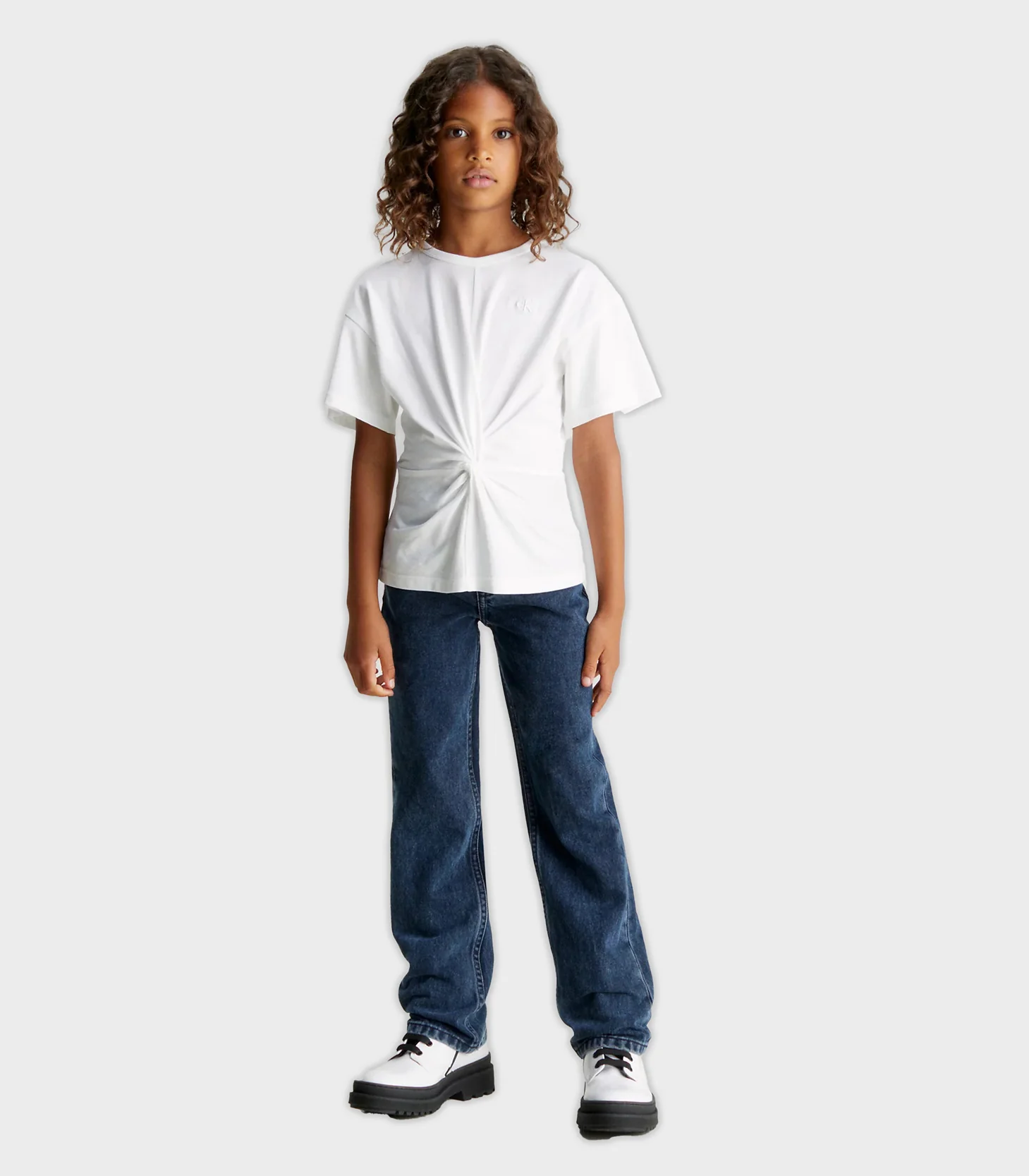 Calvin Klein - Girls' Boxy Soft Twist T-Shirt - Image 2
