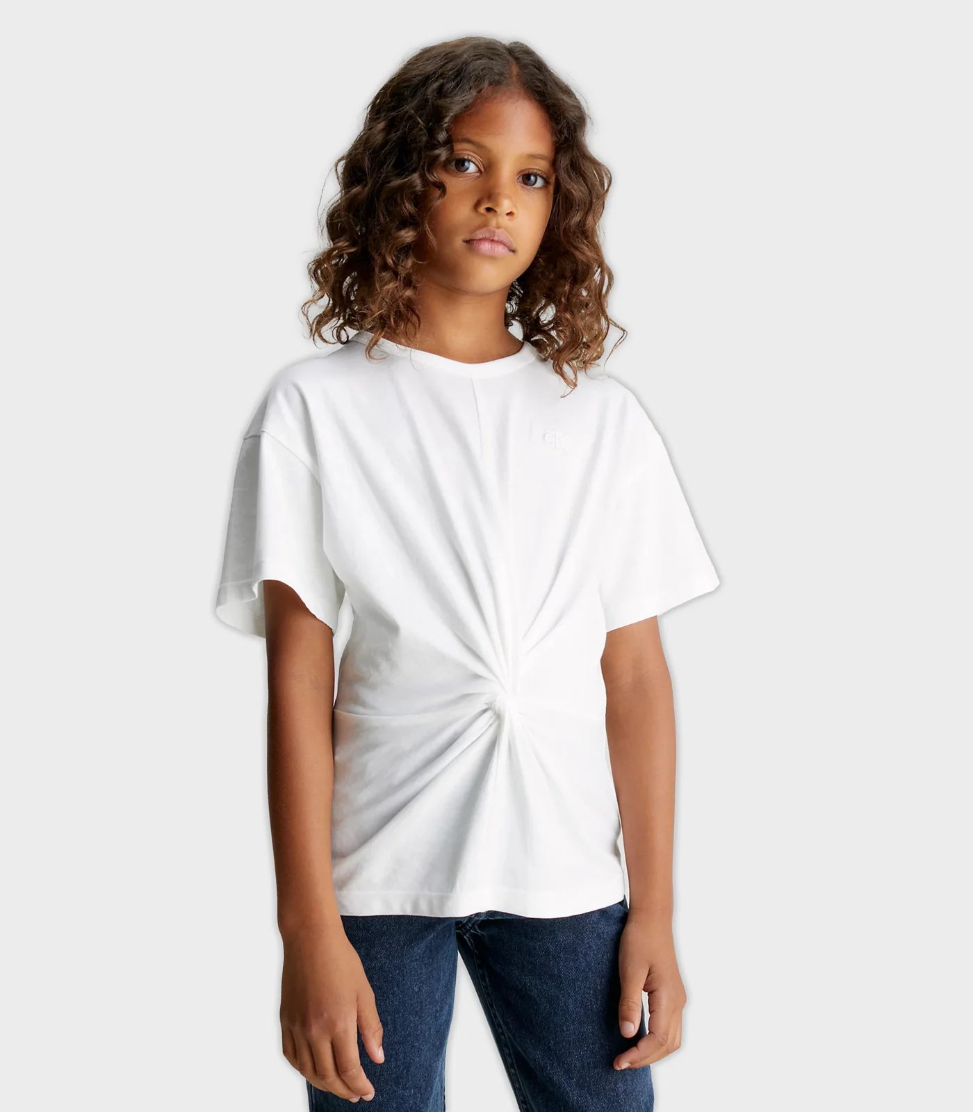 Calvin Klein - Girls' Boxy Soft Twist T-Shirt - Image 4