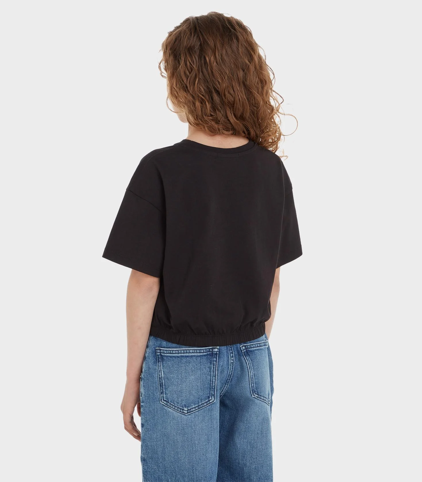 Calvin Klein - Girls' Crystal Print Crop T-Shirt - Image 3