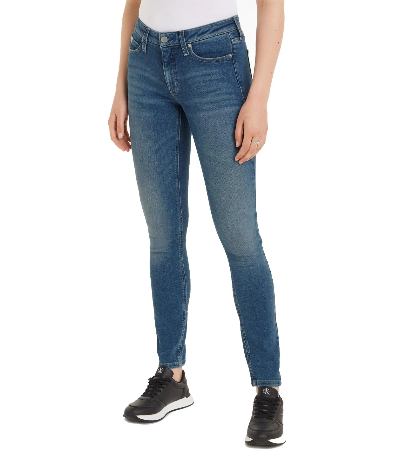 Calvin Klein Jeans - Mid Rise Skinny Jeans - Image 2
