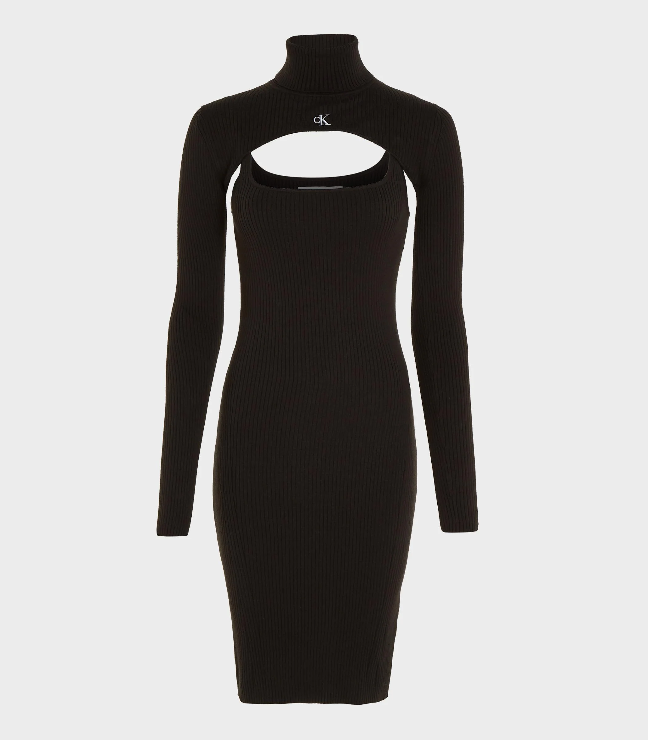 Calvin Klein Jeans - 2 In 1 Tight Sweater Dress - Image 3