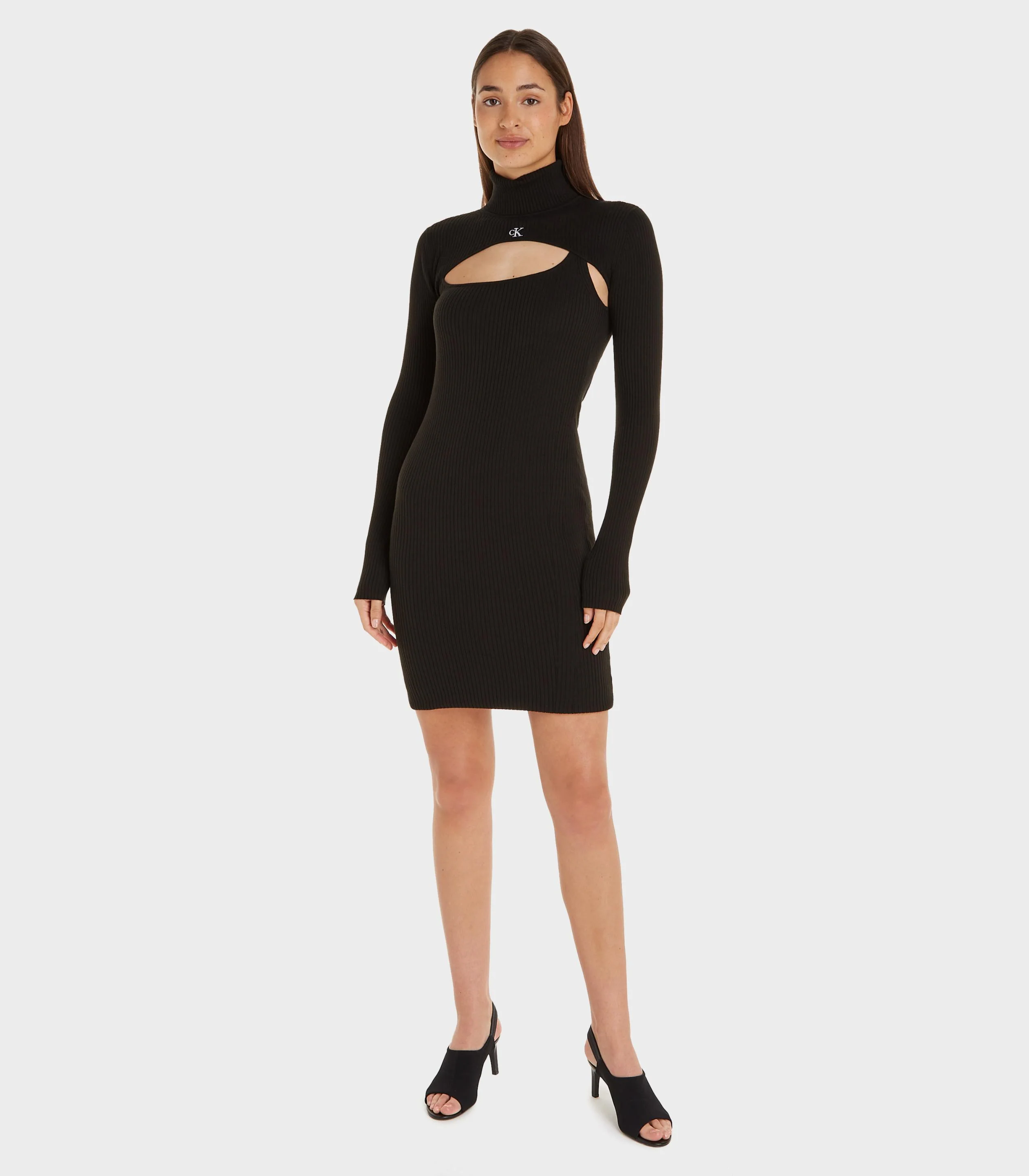 Calvin Klein Jeans - 2 In 1 Tight Sweater Dress - Image 4
