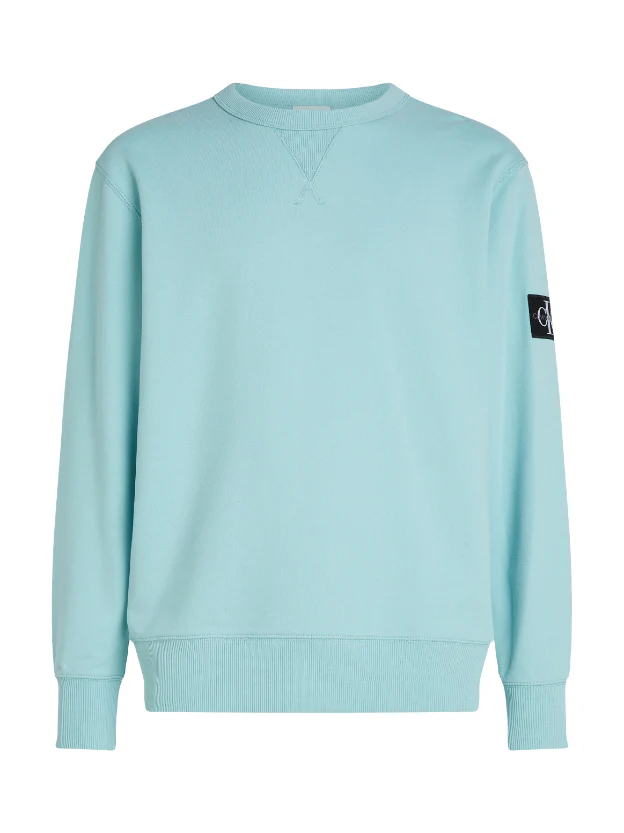 Calvin Klein Jeans - Men's Cotton Terry Badge Sweatshirt - Image 12