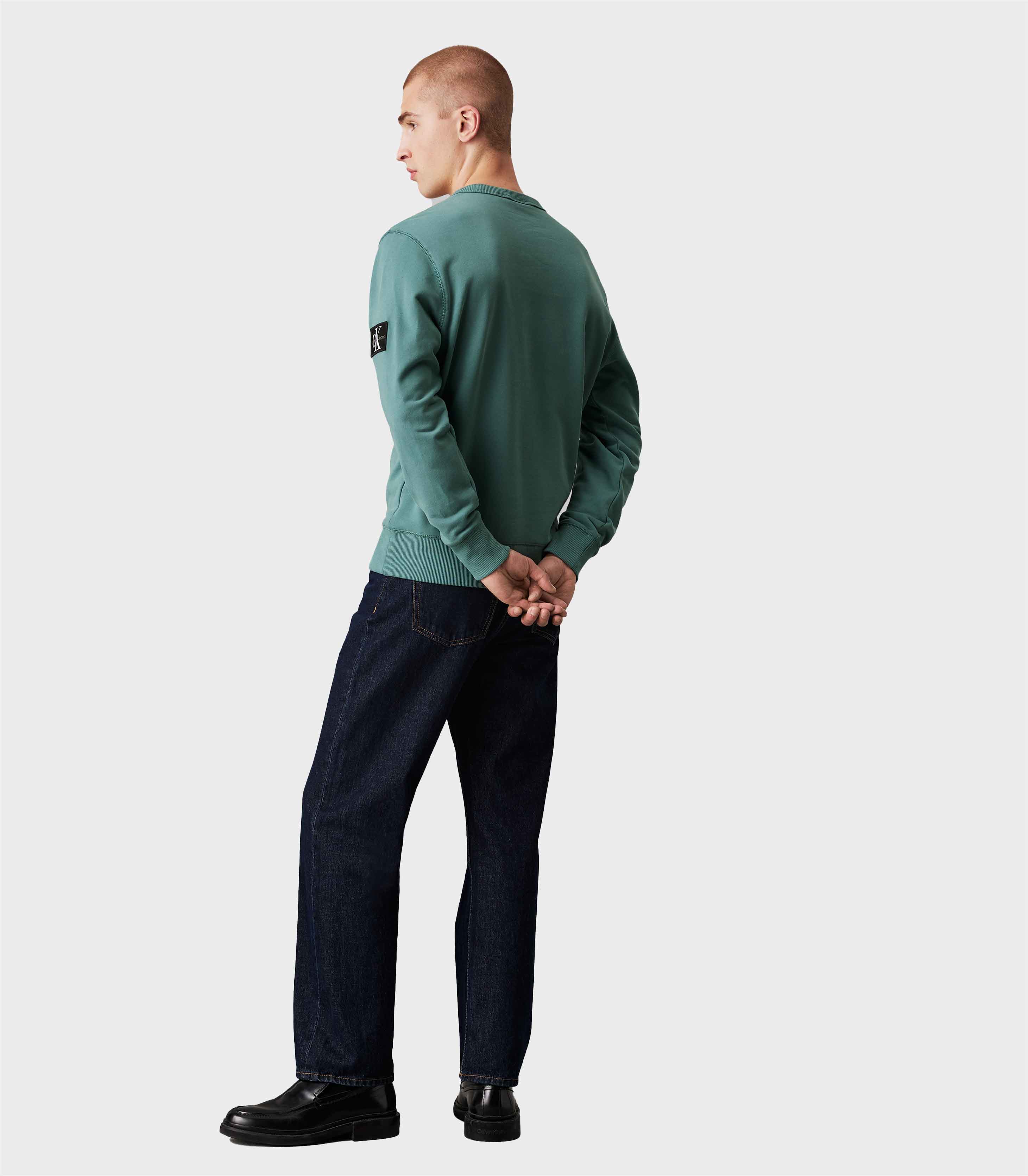 Calvin Klein Jeans - Men's Cotton Terry Badge Sweatshirt - Image 13