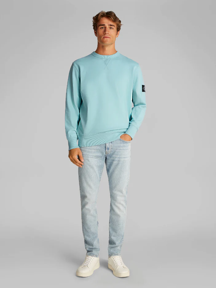 Calvin Klein Jeans - Men's Cotton Terry Badge Sweatshirt - Image 18