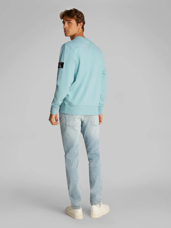 Calvin Klein Jeans - Men's Cotton Terry Badge Sweatshirt - Image 19