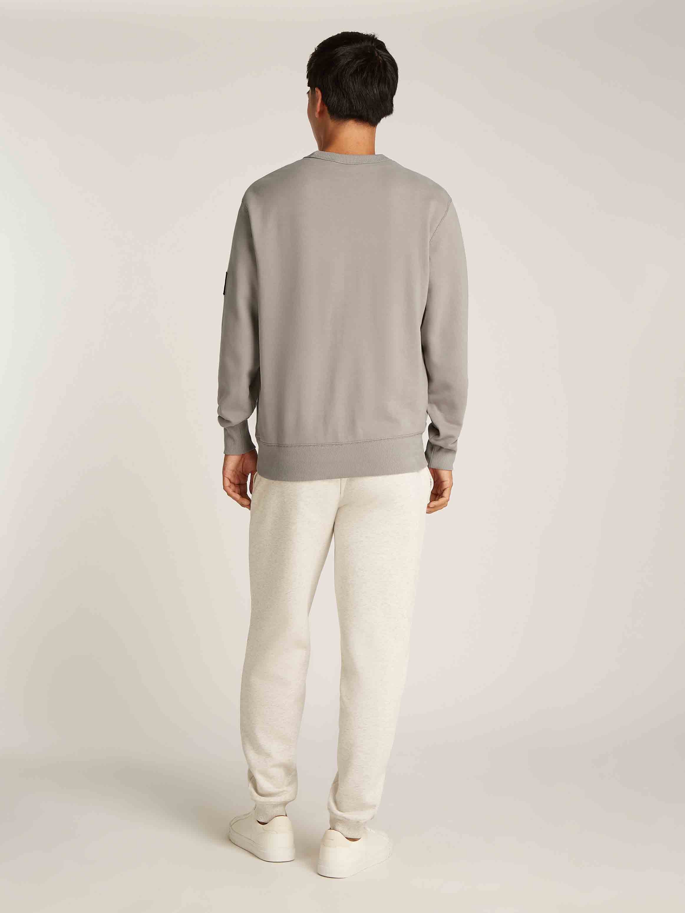 Calvin Klein Jeans - Men's Cotton Terry Badge Sweatshirt - Image 3