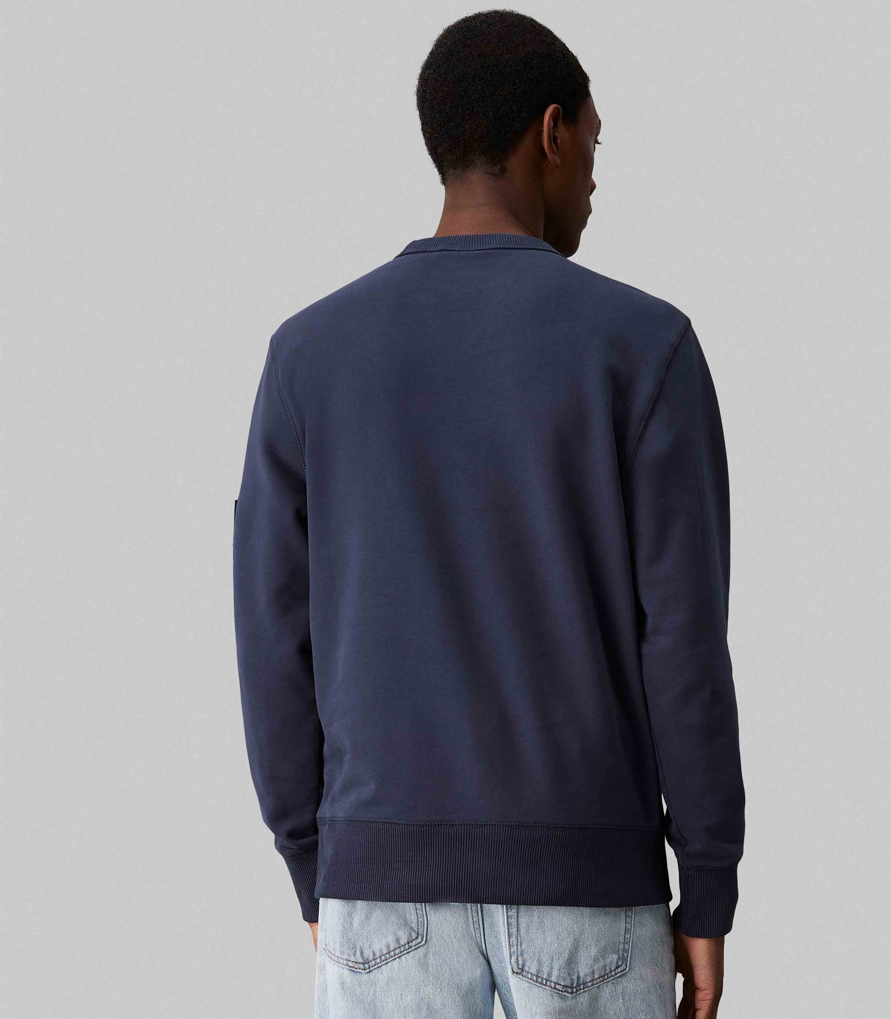 Calvin Klein Jeans - Men's Cotton Terry Badge Sweatshirt - Image 8
