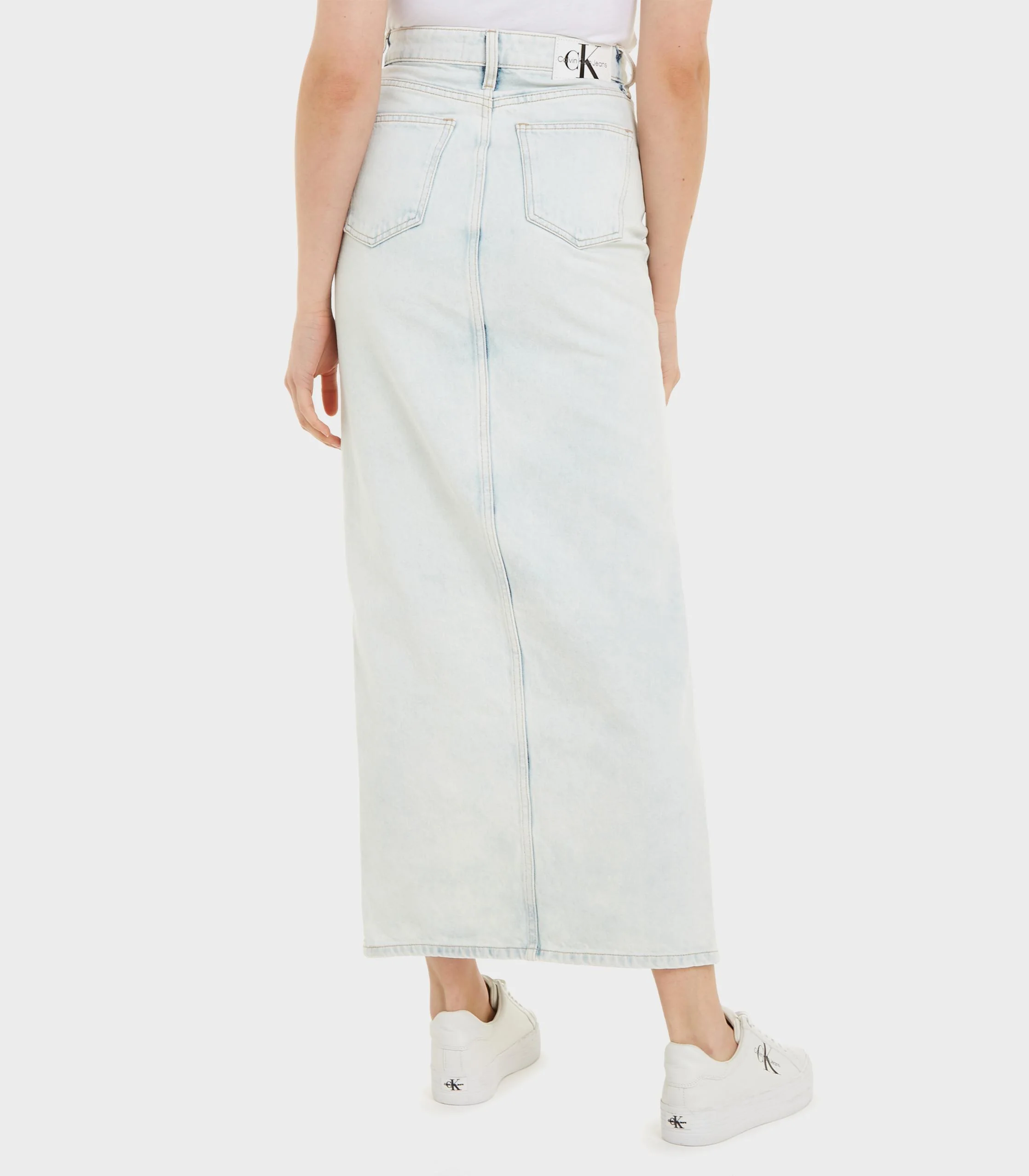 Calvin Klein Jeans - Front Split Maxi Denim Skirt Regular Fit - Image 2