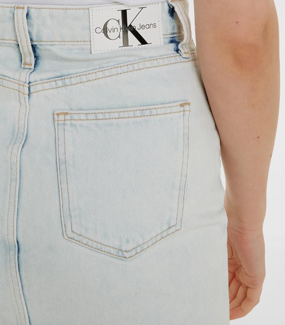 Calvin Klein Jeans - Front Split Maxi Denim Skirt Regular Fit - Image 4