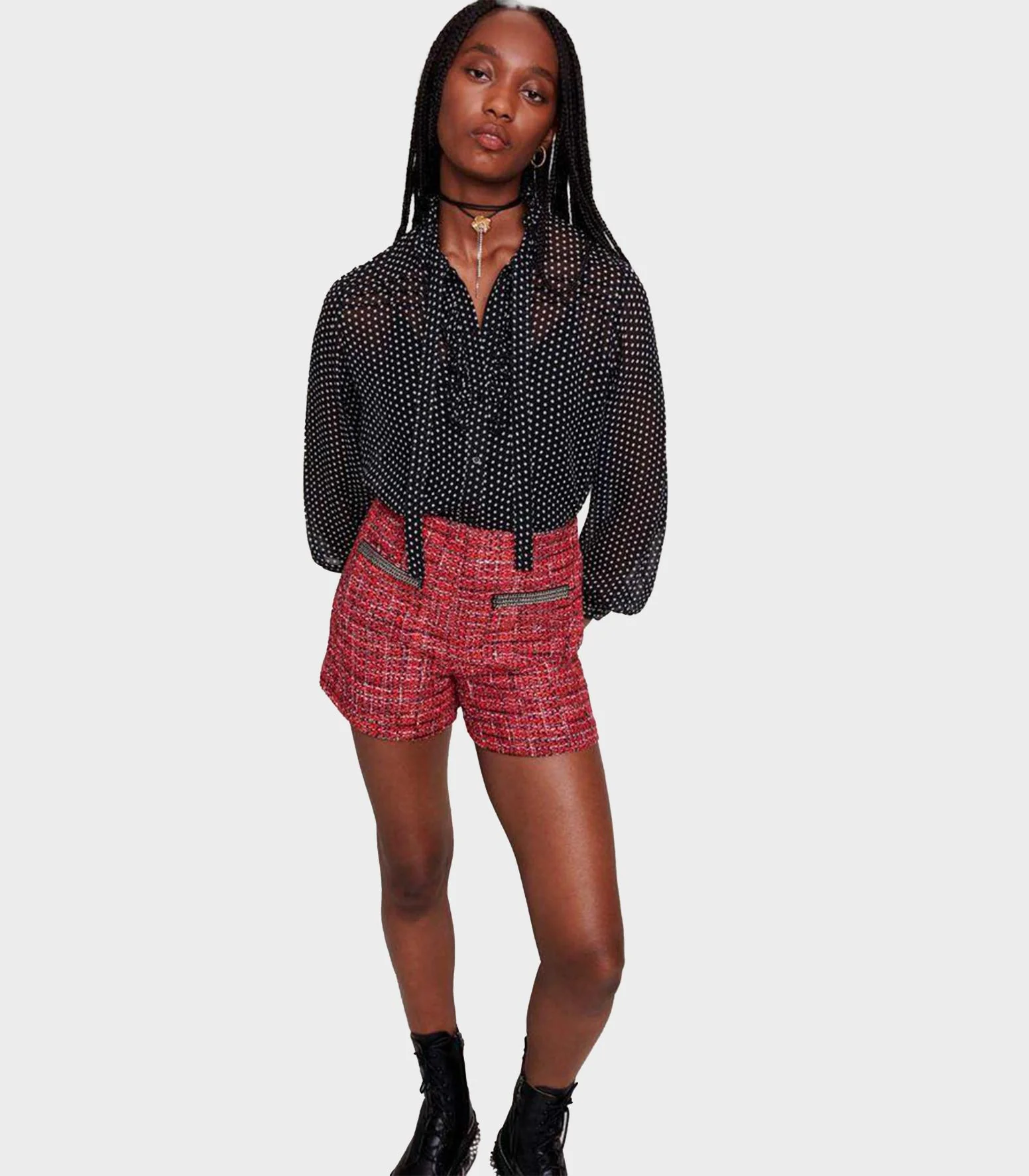 Maje - Polka Dot Blouse - Image 4