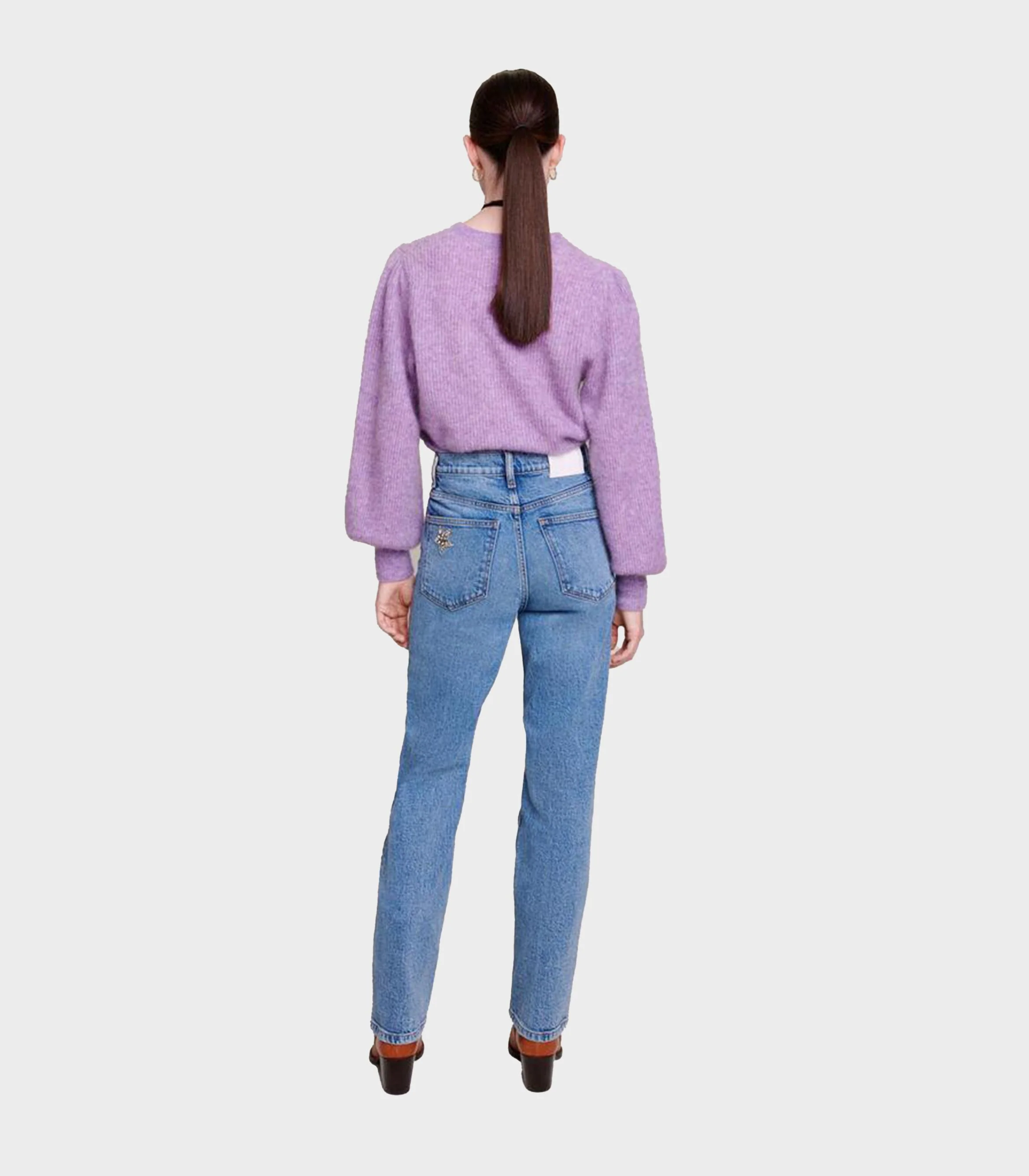 Maje - Straight-Leg Jeans - Image 4