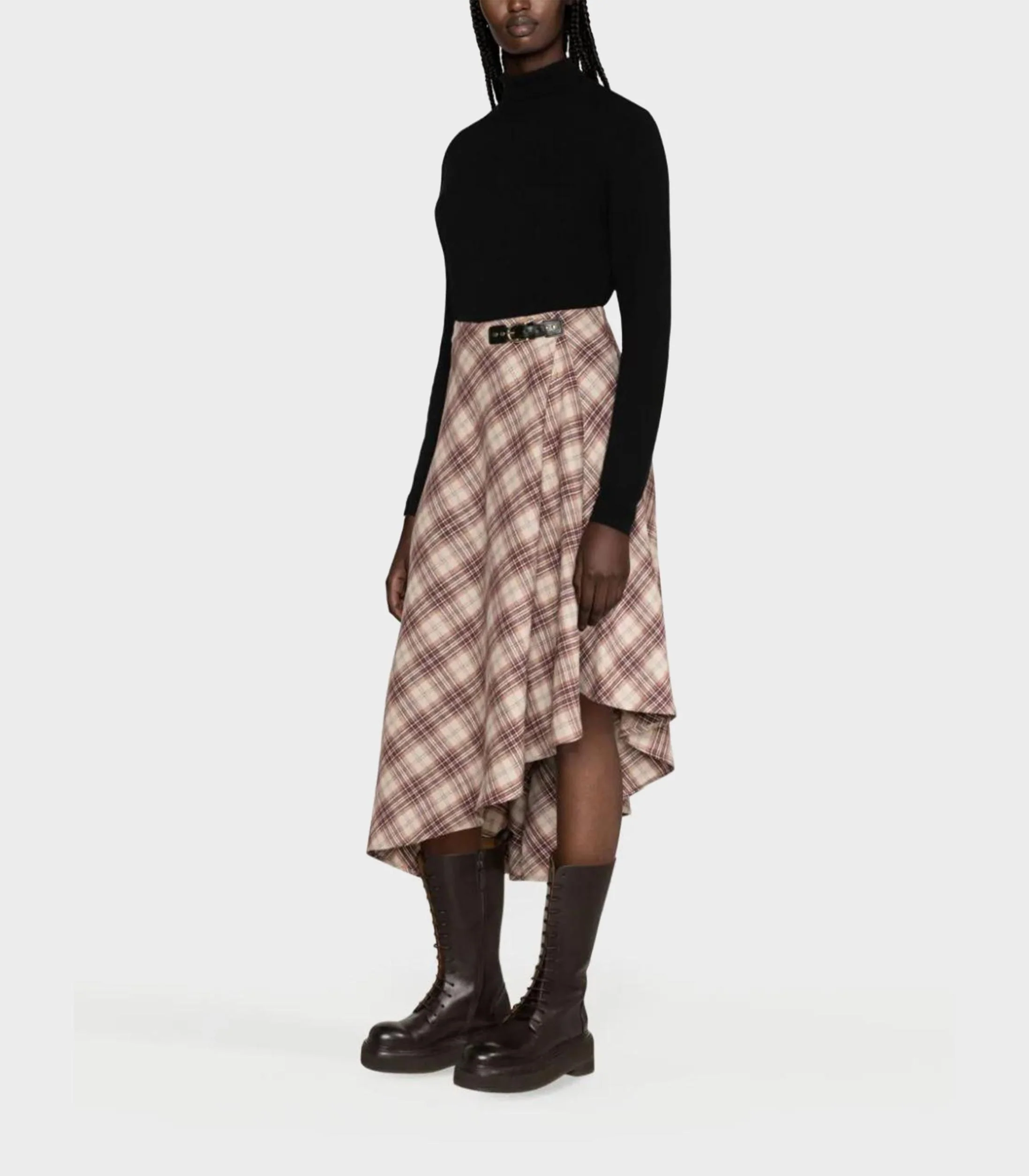 Maje - Asymmetrical Skirt - Image 9
