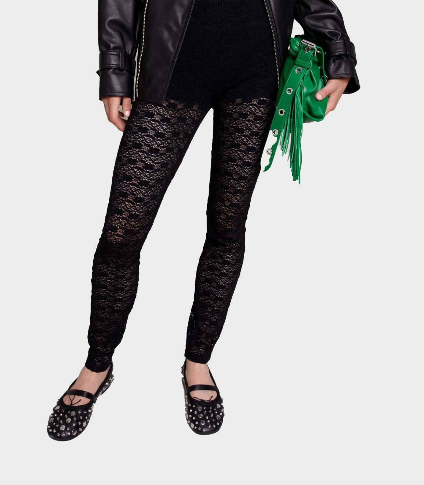 Maje - Lace Leggings - Image 13