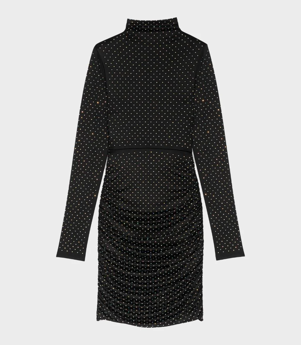 Maje - Short Rhinestone Dress - Image 3