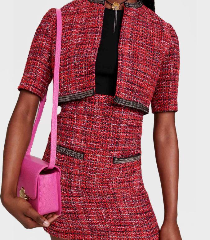 Maje - 2 In 1 Tweed Dress - Image 5