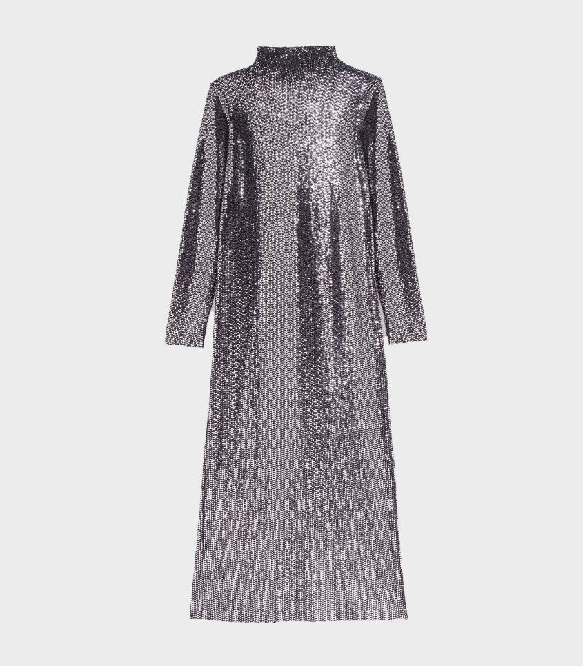 Maje - Long Glitter Dress - Image 2