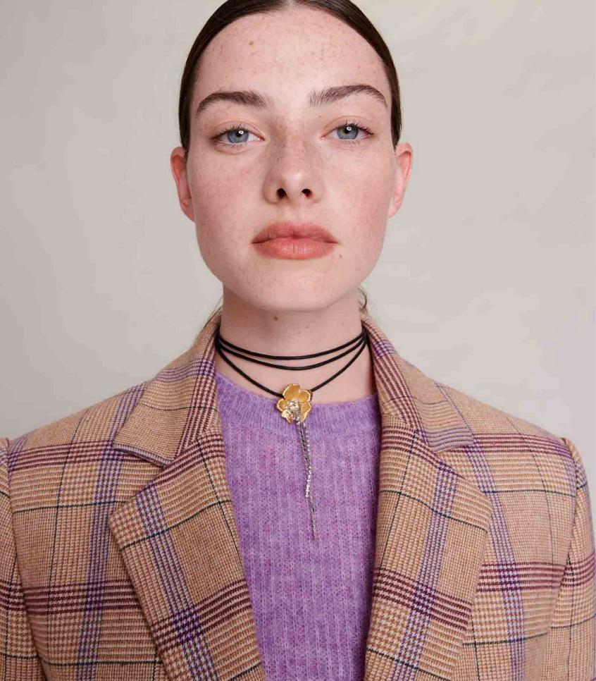 Maje - Checked Suit Jacket - Image 4