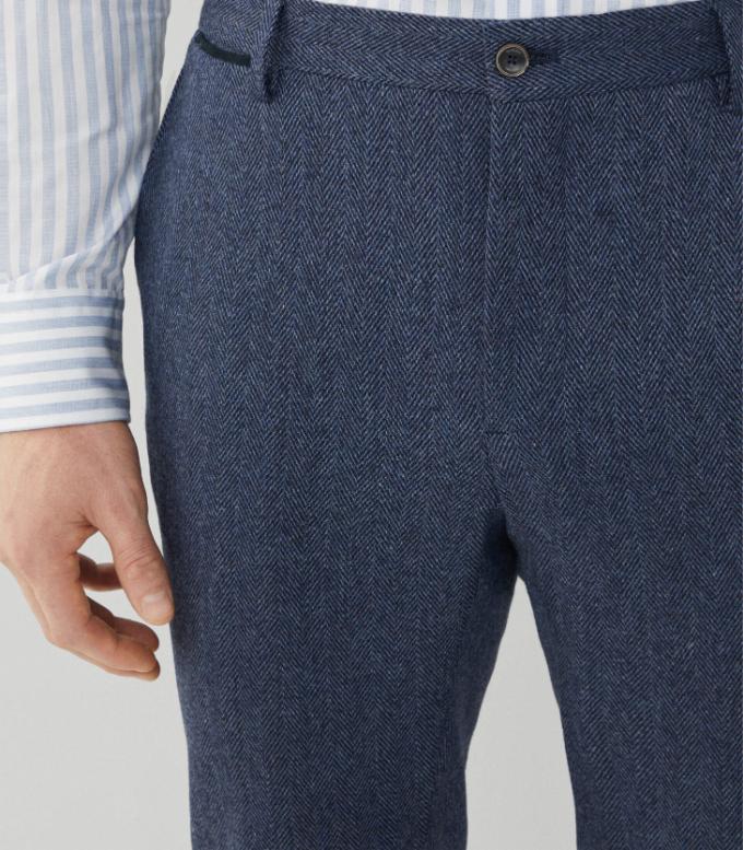 Hackett London - Herringbone Trousers - Image 4