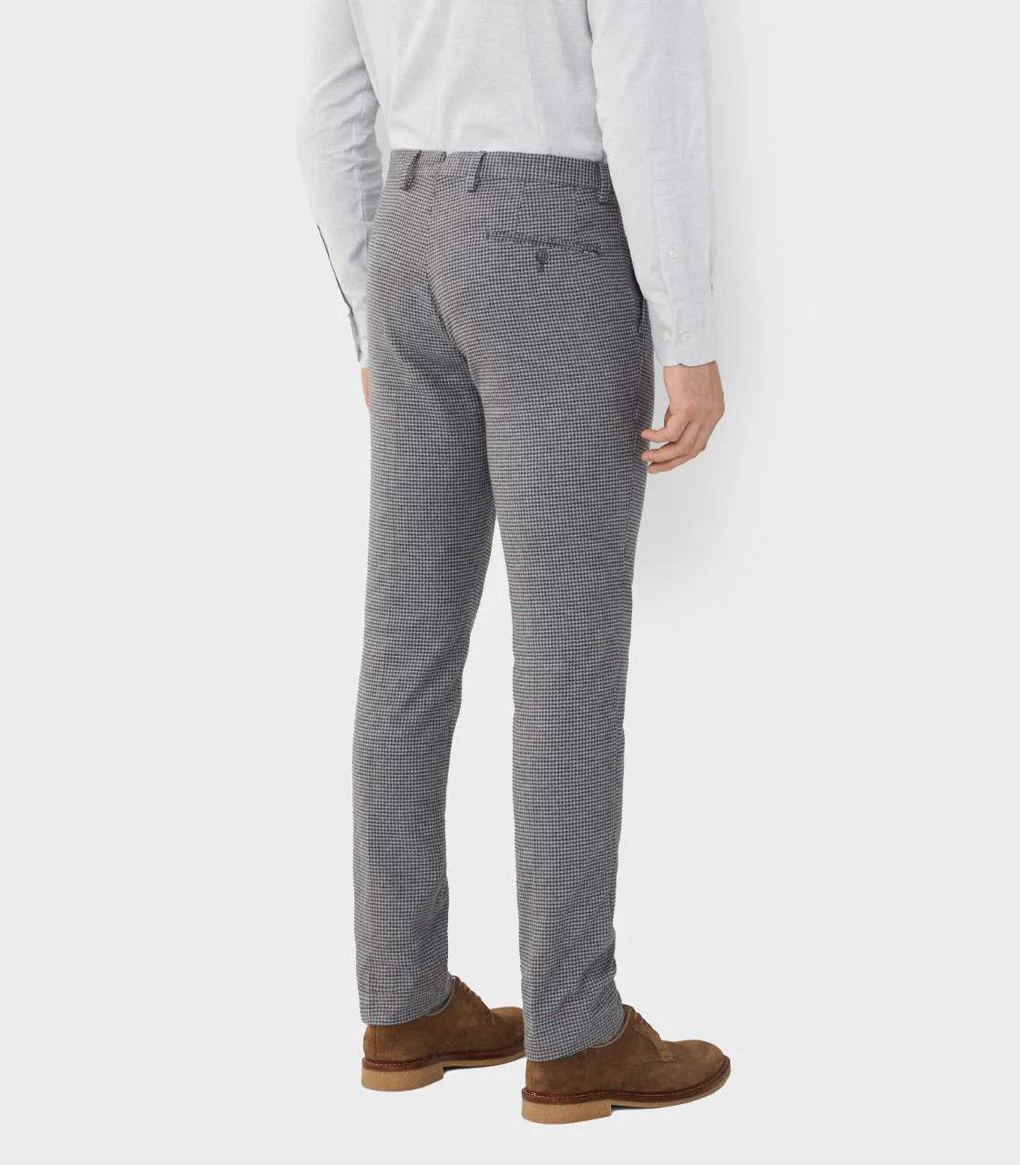 Hackett London - Slim Fit Houndstooth Trousers - Image 3