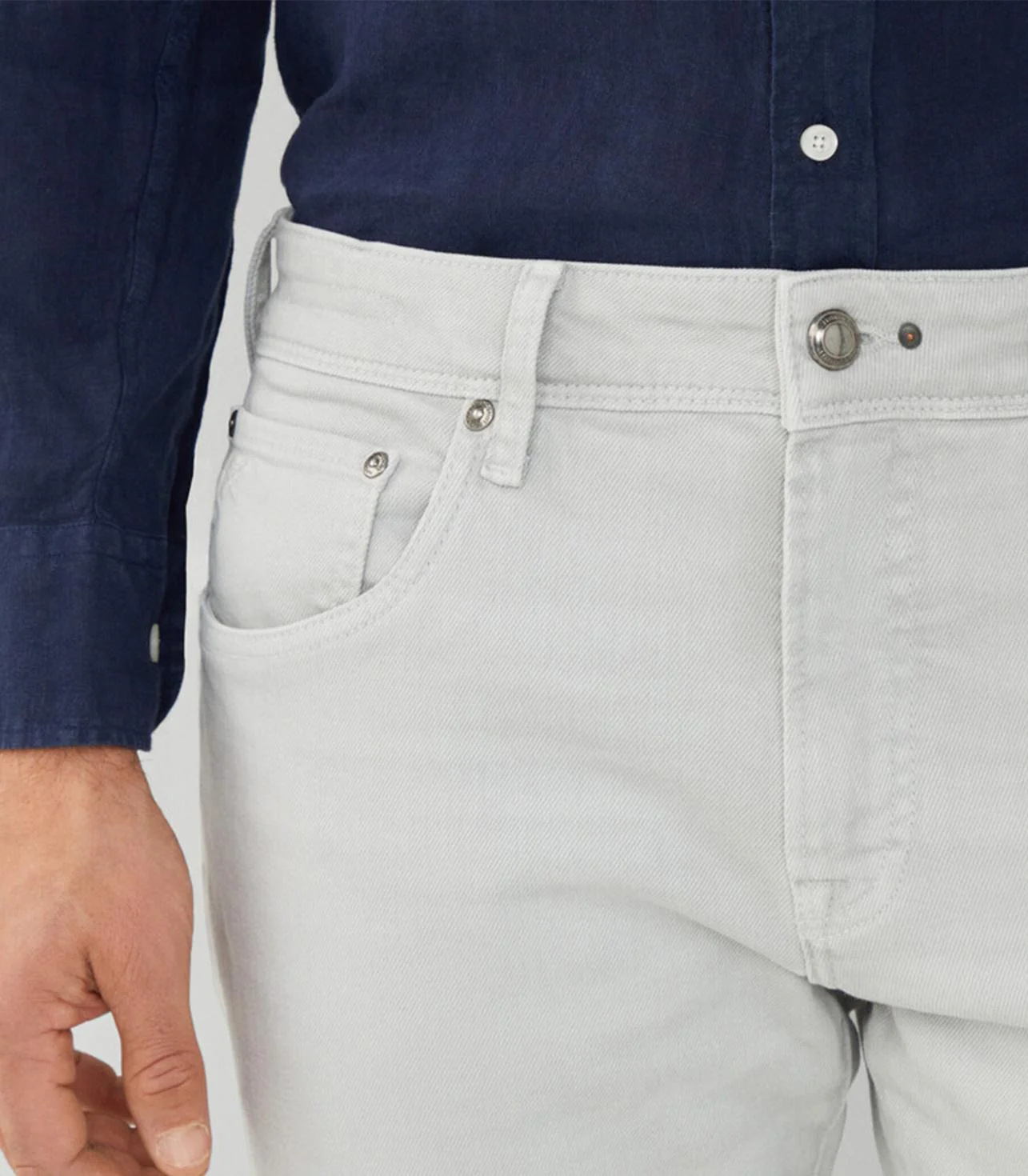 Hackett London - Men's Slim Fit Garment Dyed Jeans - Image 4