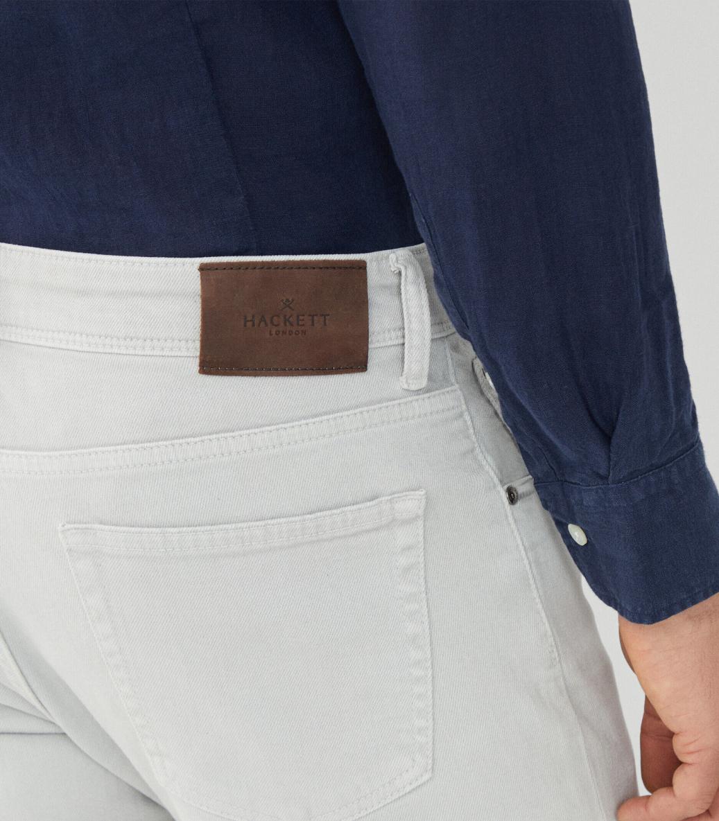 Hackett London - Men's Slim Fit Garment Dyed Jeans - Image 6