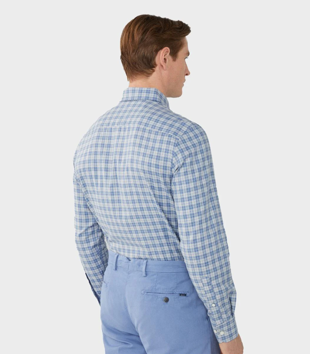 Hackett London - Men's Slim Fit Twill Check Shirt - Image 6
