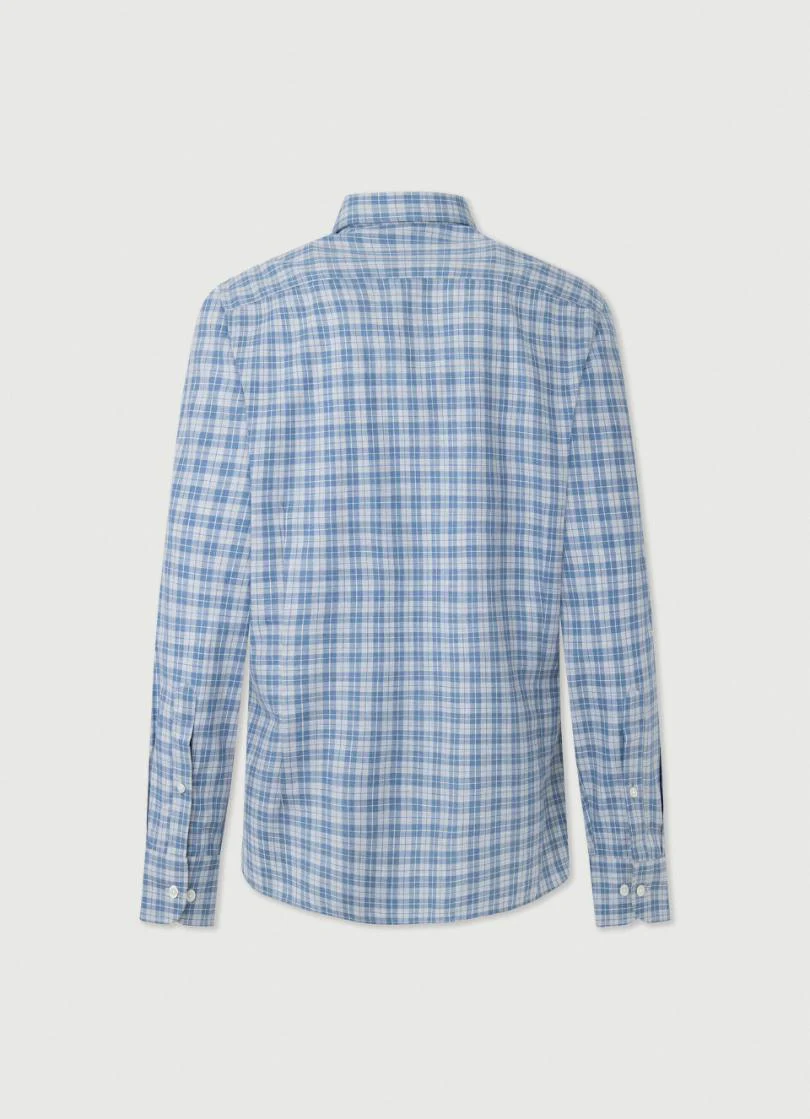 Hackett London - Men's Slim Fit Twill Check Shirt - Image 7