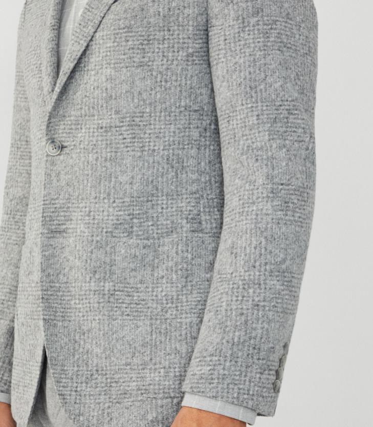 Hackett London - Men's Blazer Brushed Gchk Knit - Image 10