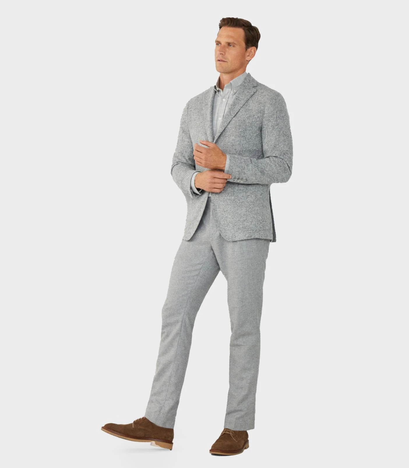Hackett London - Men's Blazer Brushed Gchk Knit - Image 9