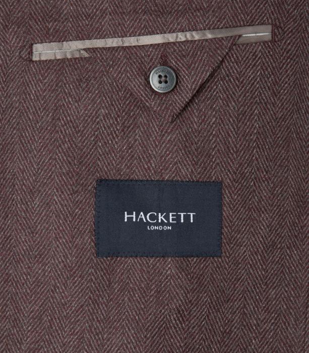 Hackett London - Men's Herringbone Wool Blazer - Image 10