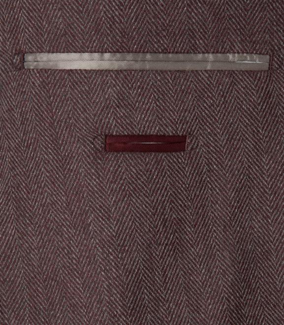 Hackett London - Men's Herringbone Wool Blazer - Image 6
