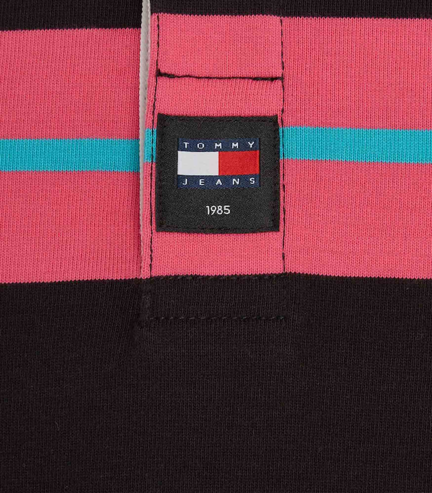 Tommy Hilfiger Jeans - Men's Rugby Stripe Casual Long Sleeve Polo - Image 7